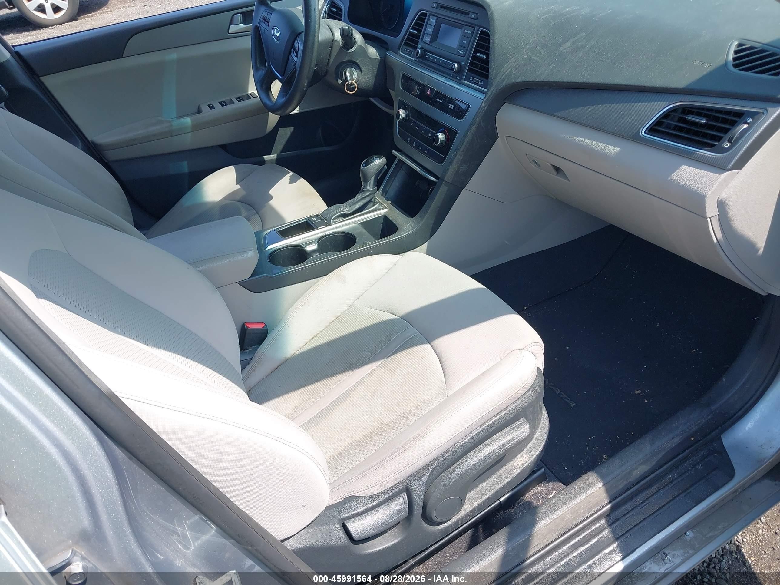 2015 Hyundai Sonata Se Silver vin: 5NPE24AF9FH176258