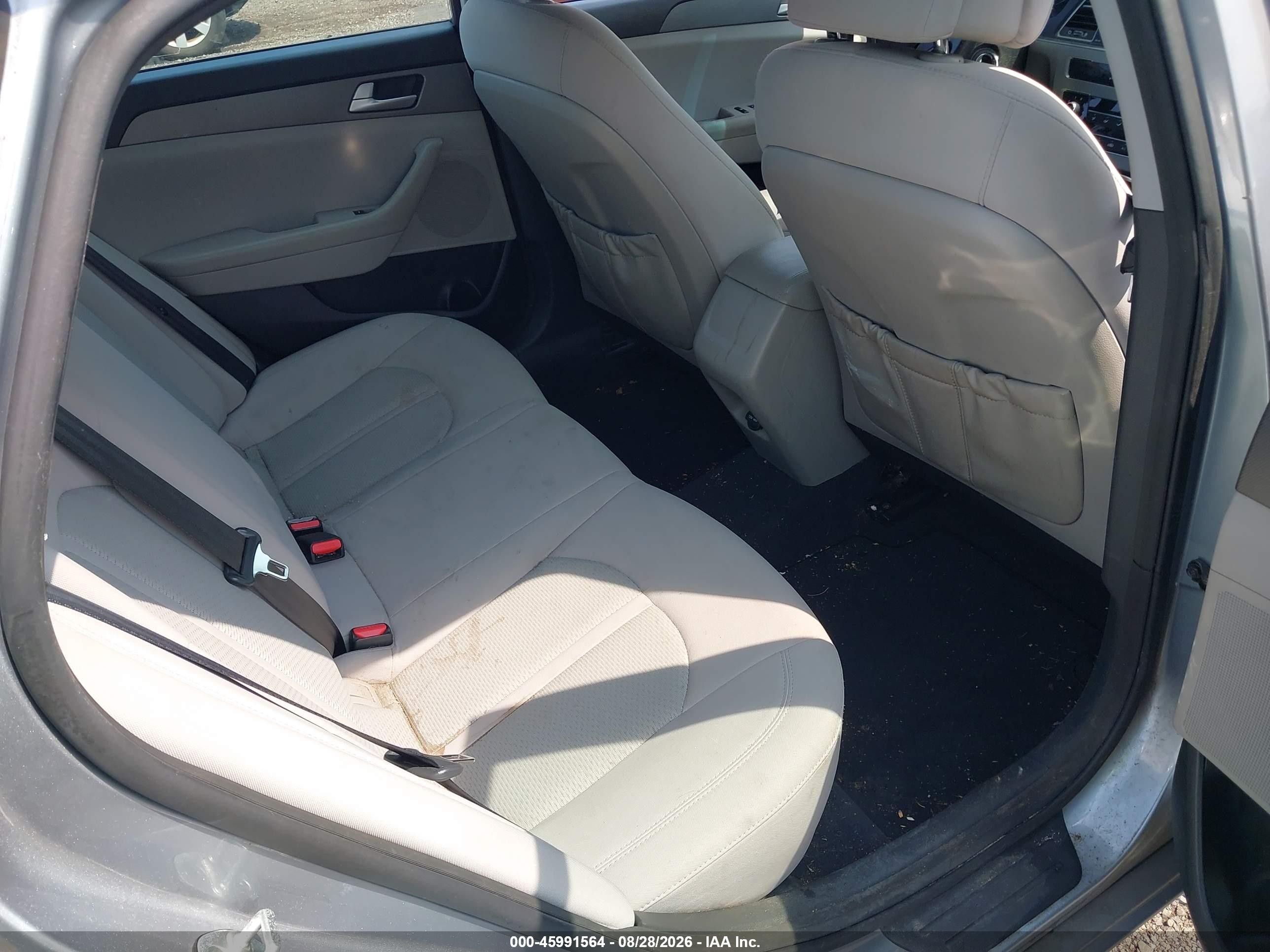 2015 Hyundai Sonata Se Silver vin: 5NPE24AF9FH176258