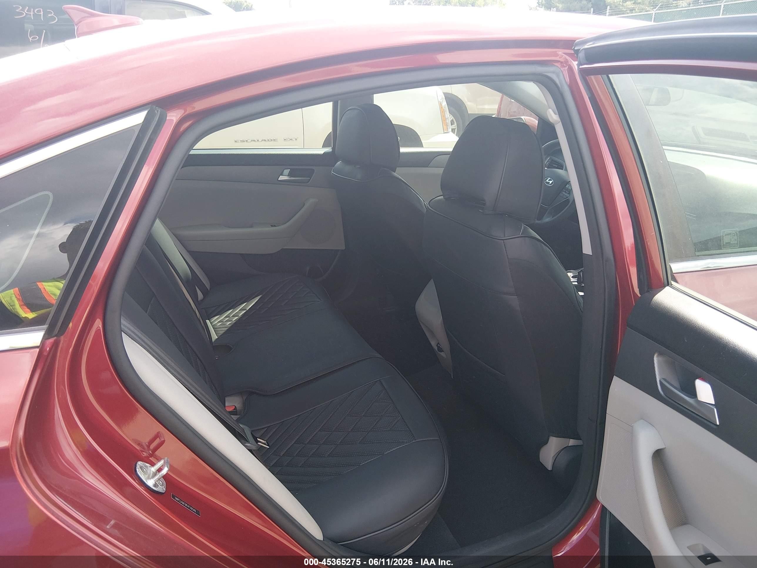 2015 Hyundai Sonata Se Red vin: 5NPE24AF9FH176549