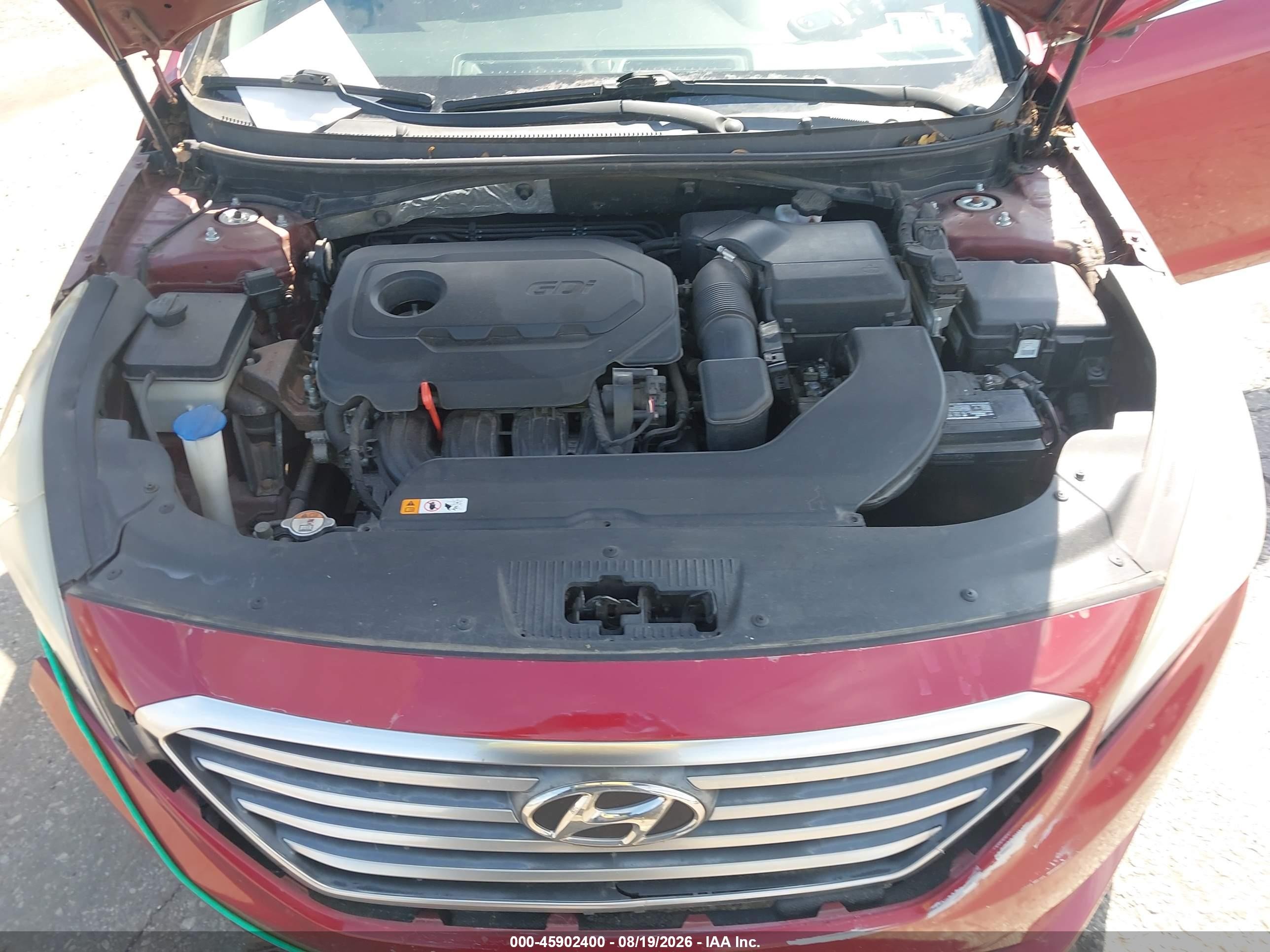 2015 Hyundai Sonata Se Красный vin: 5NPE24AF9FH176597