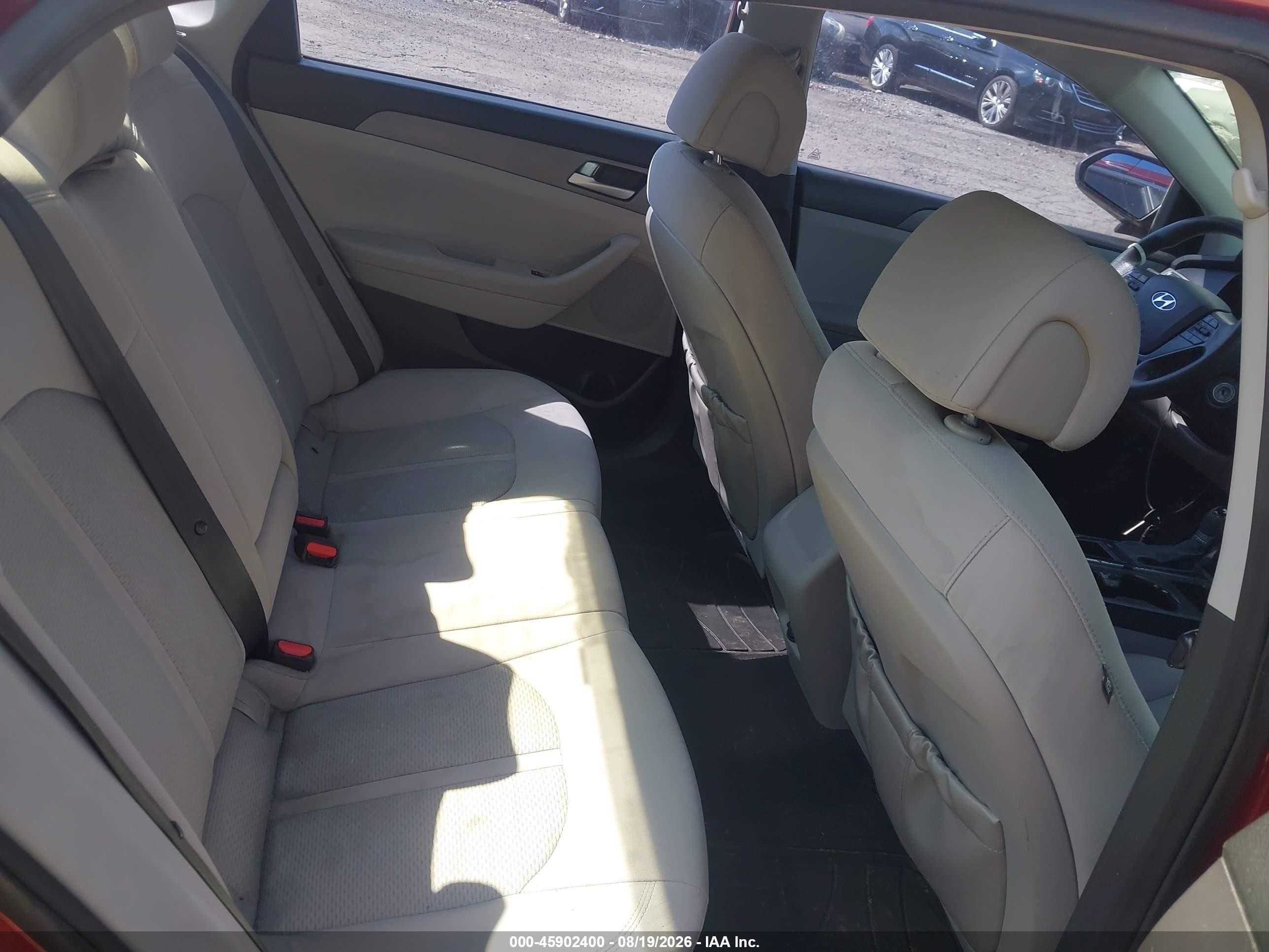 2015 Hyundai Sonata Se Красный vin: 5NPE24AF9FH176597