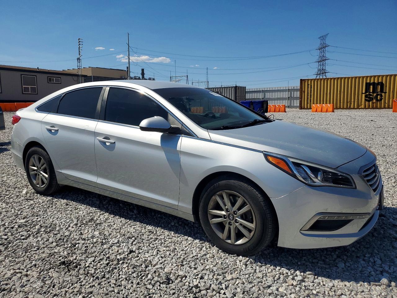 2015 Hyundai Sonata Se Silver vin: 5NPE24AF9FH176809