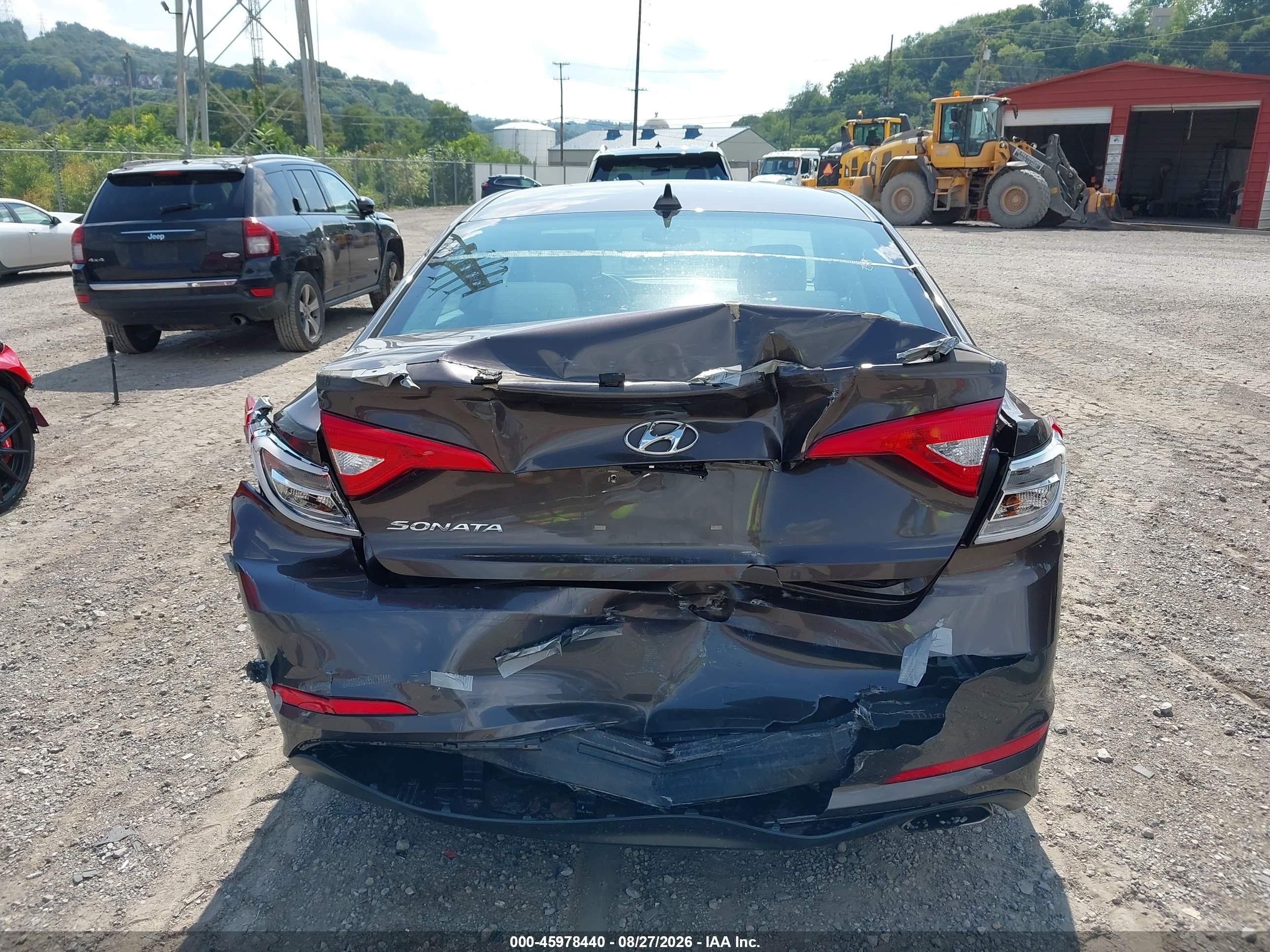 2015 Hyundai Sonata Se Brown vin: 5NPE24AF9FH184554