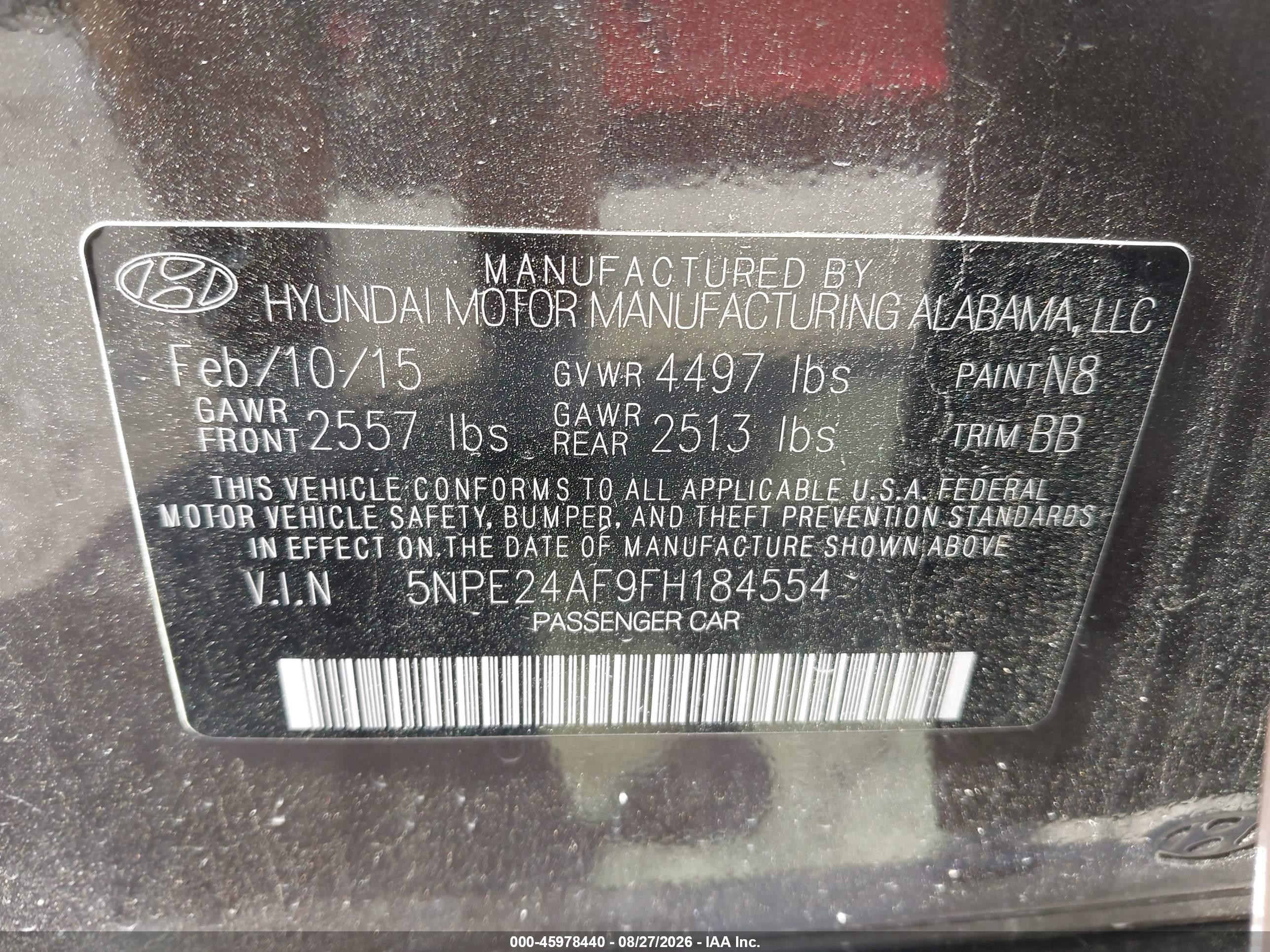2015 Hyundai Sonata Se Brown vin: 5NPE24AF9FH184554