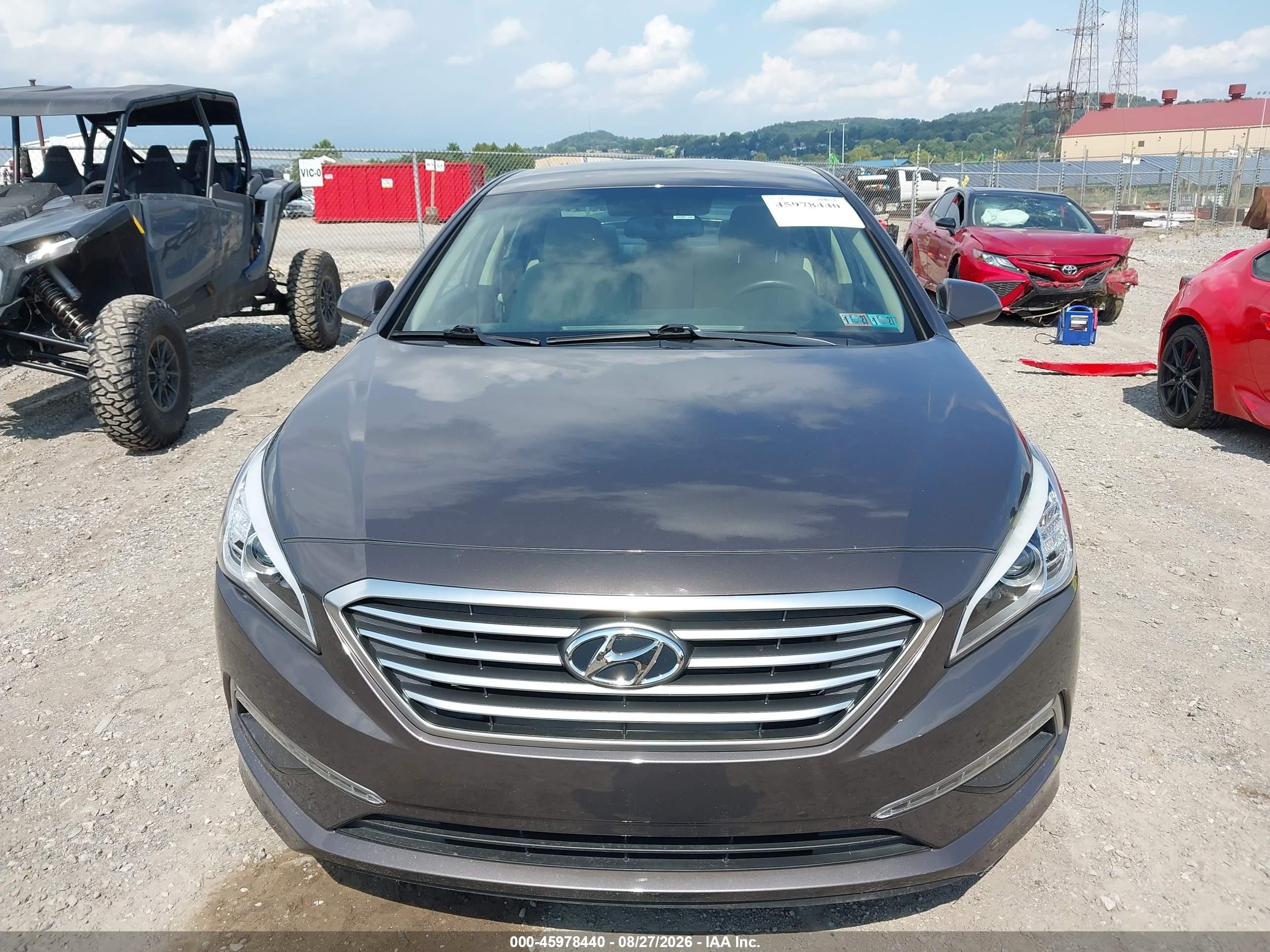 2015 Hyundai Sonata Se Brown vin: 5NPE24AF9FH184554