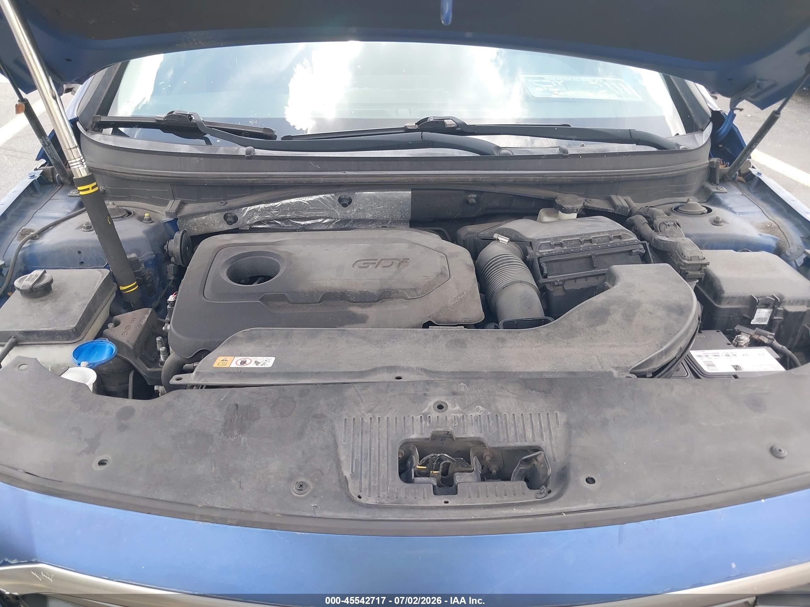 2015 Hyundai Sonata Se Blue vin: 5NPE24AF9FH185364
