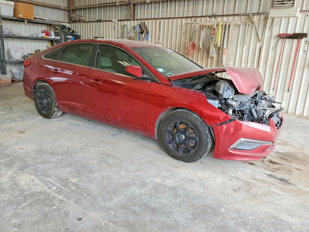 2015 Hyundai Sonata Se Red vin: 5NPE24AF9FH187955