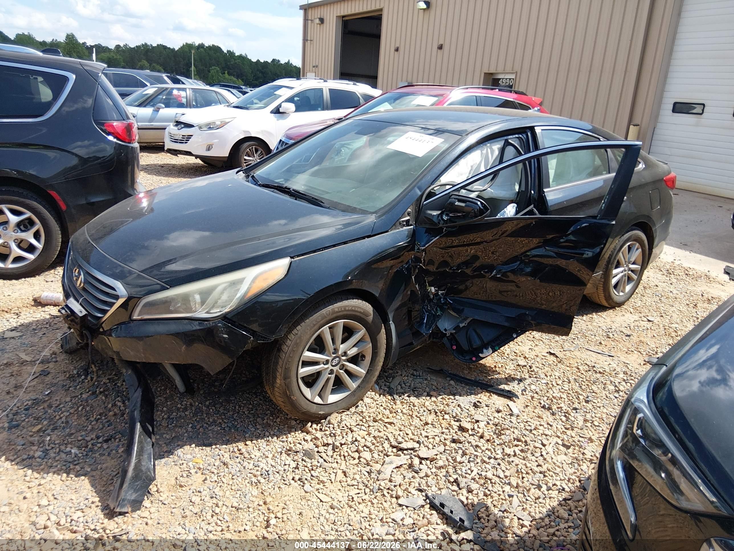 2015 Hyundai Sonata Se Black vin: 5NPE24AF9FH196090