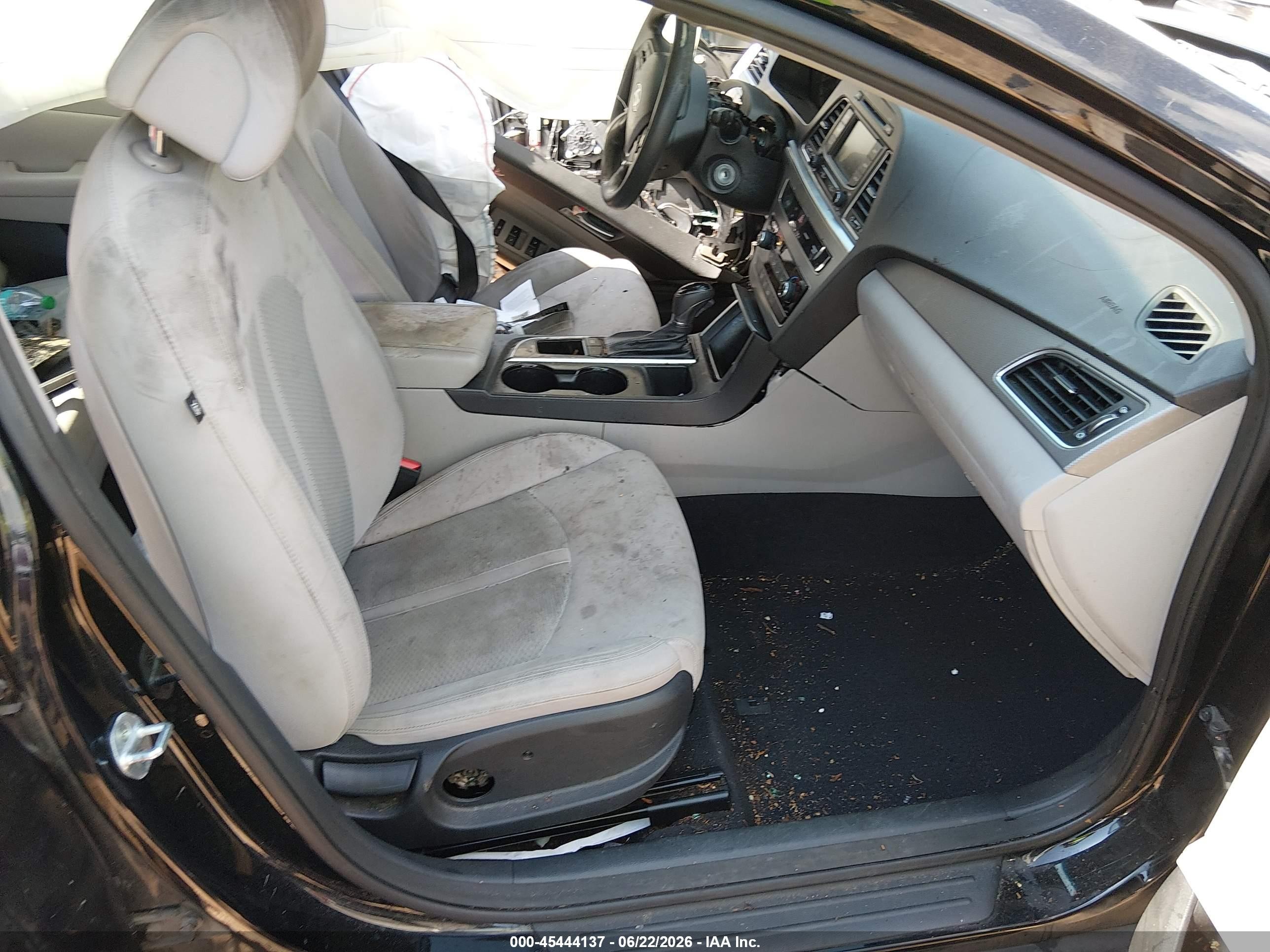 2015 Hyundai Sonata Se Black vin: 5NPE24AF9FH196090