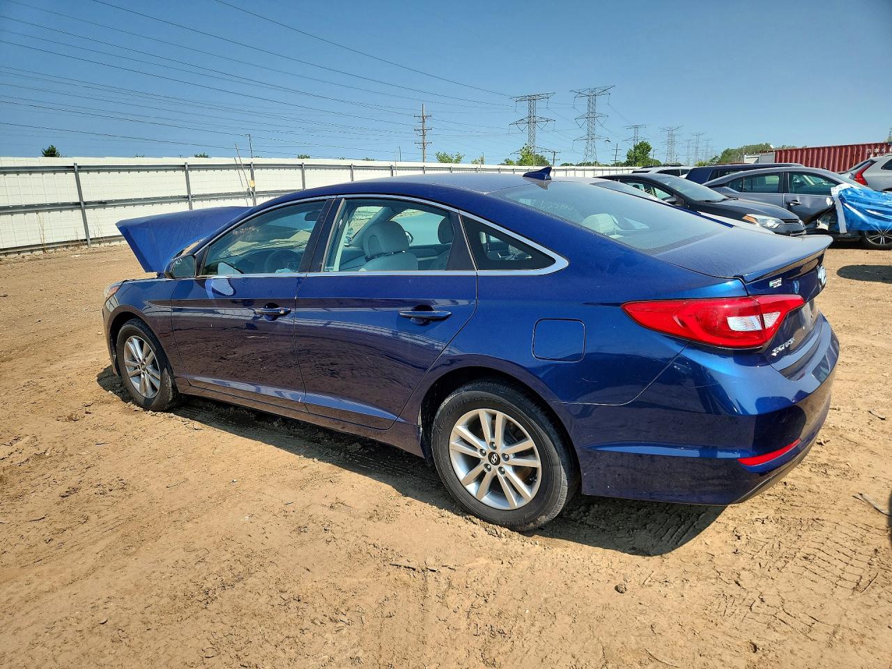 2015 Hyundai Sonata Se Blue vin: 5NPE24AF9FH201935