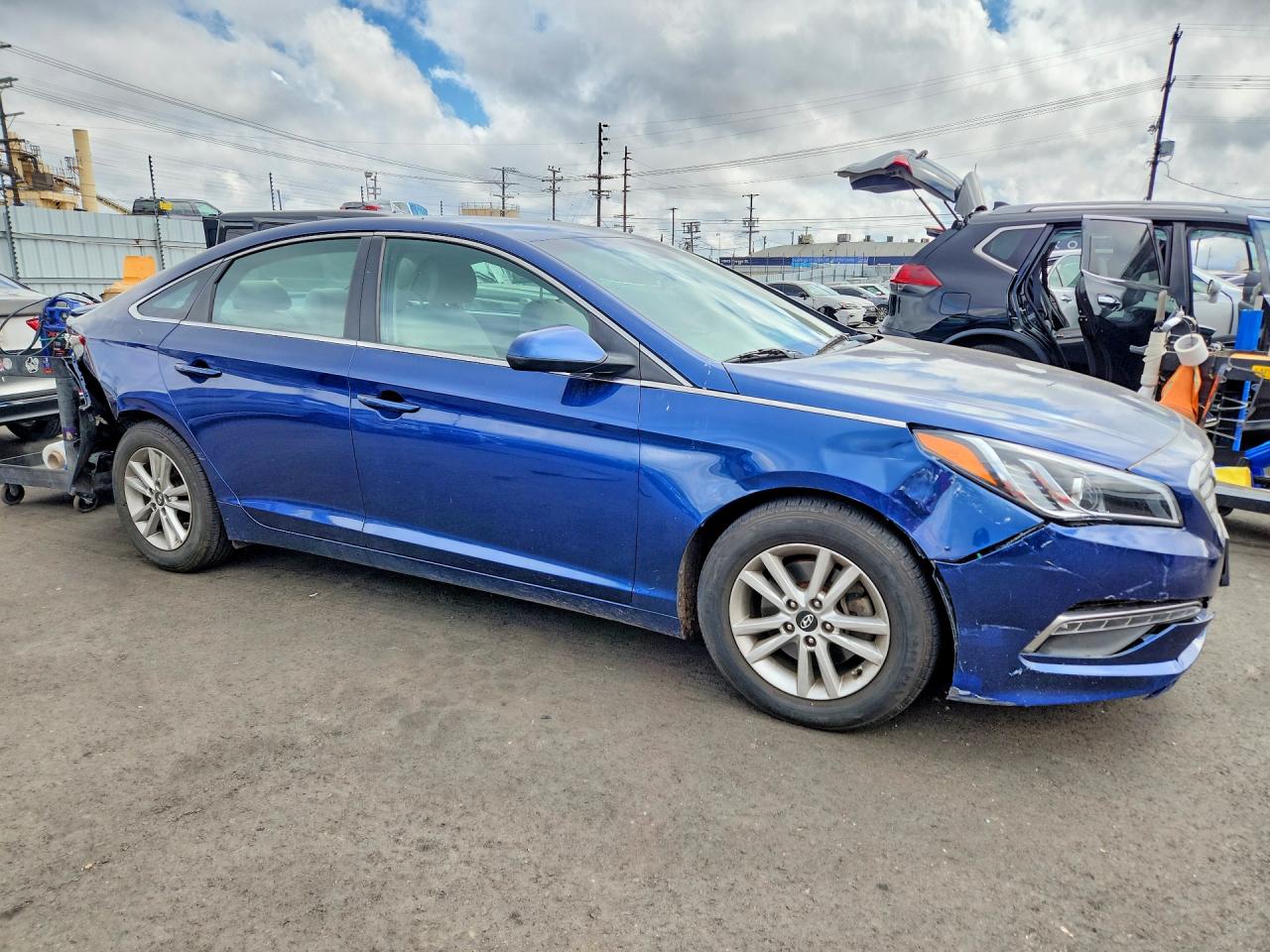 2015 Hyundai Sonata Se Blue vin: 5NPE24AF9FH204706