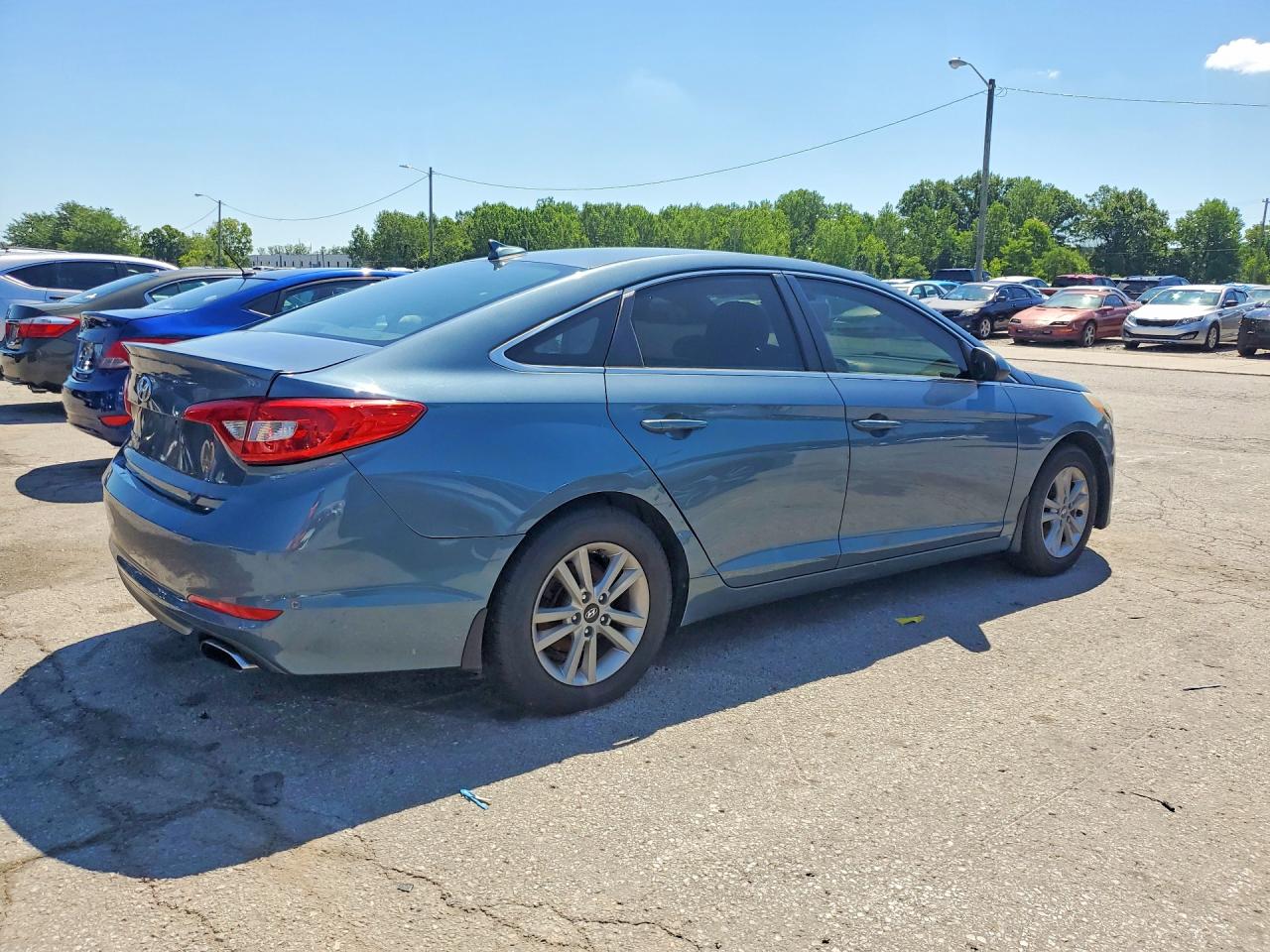 2015 Hyundai Sonata Se Blue vin: 5NPE24AF9FH210344