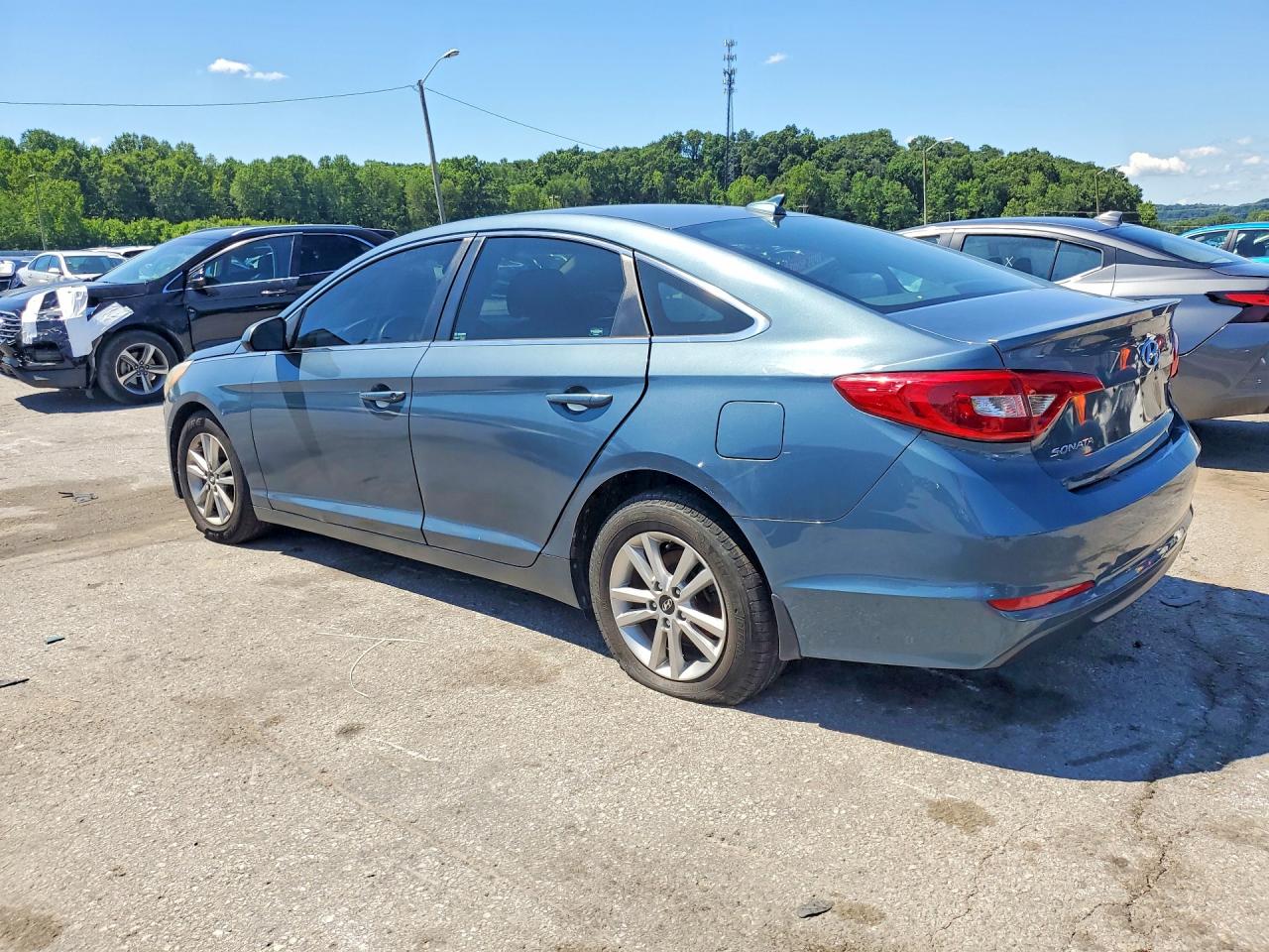 2015 Hyundai Sonata Se Blue vin: 5NPE24AF9FH210344