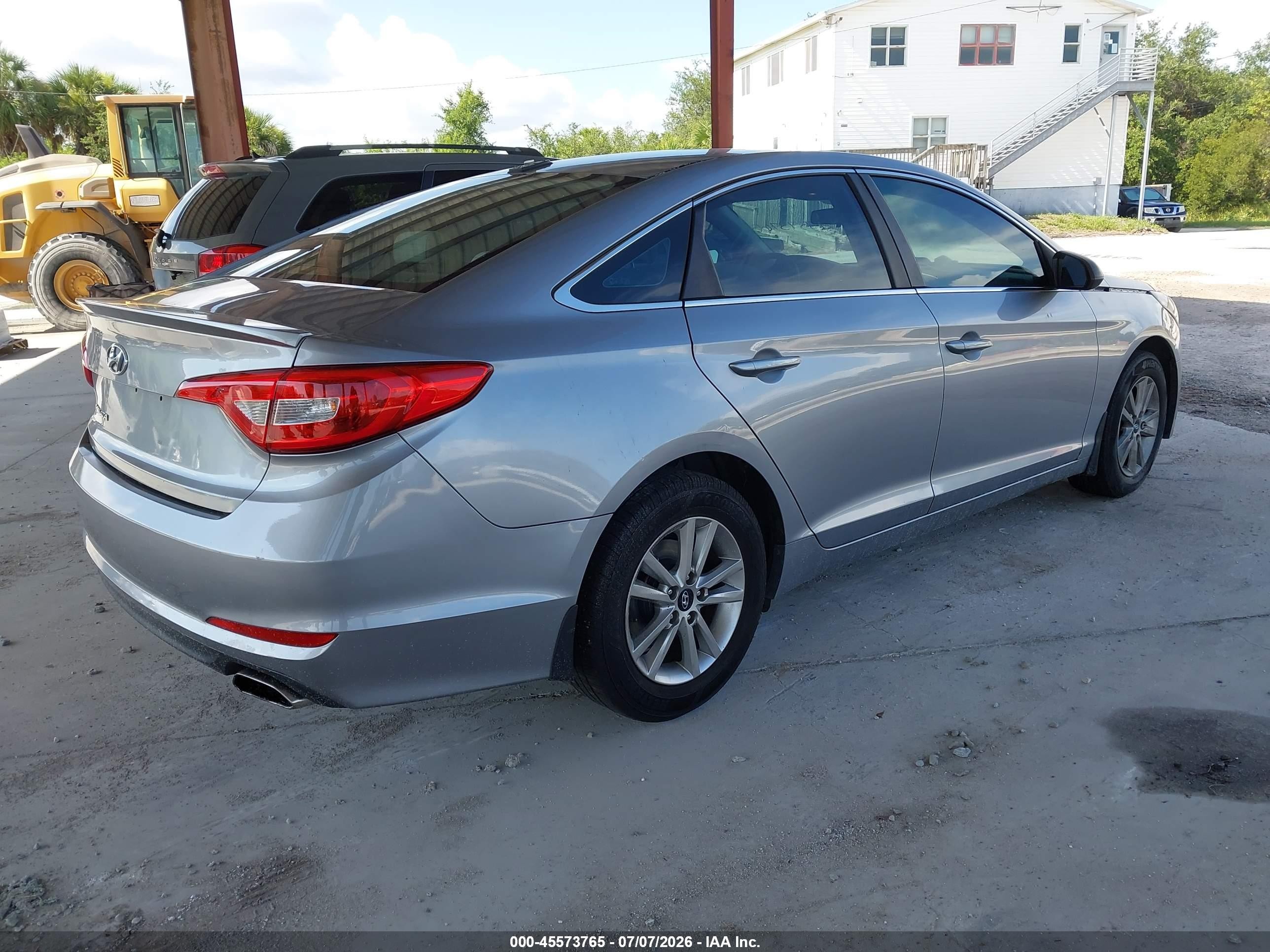 2015 Hyundai Sonata Se Gray vin: 5NPE24AF9FH214894