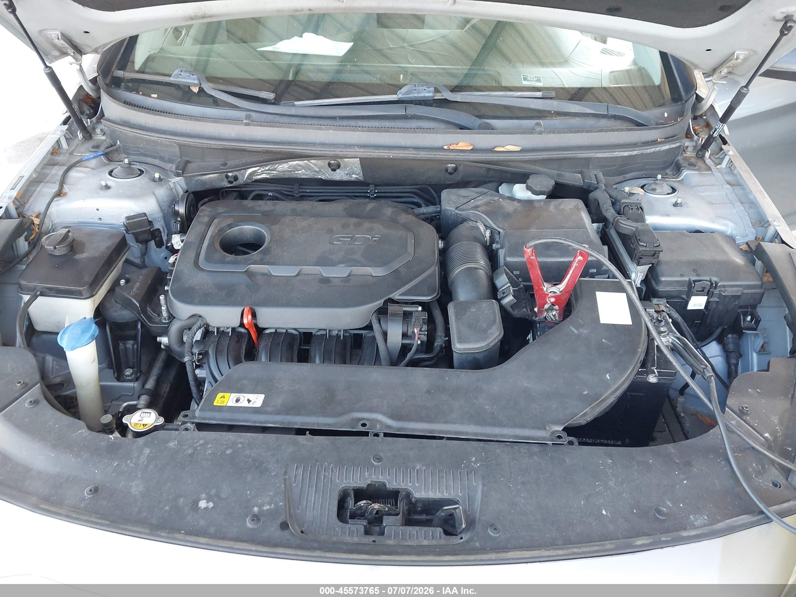 2015 Hyundai Sonata Se Gray vin: 5NPE24AF9FH214894