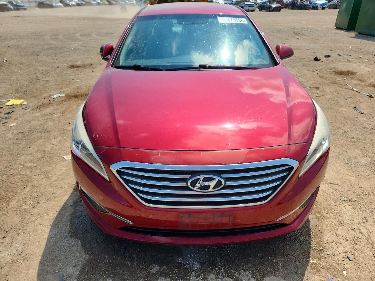 2015 Hyundai Sonata Se Burgundy vin: 5NPE24AF9FH217276