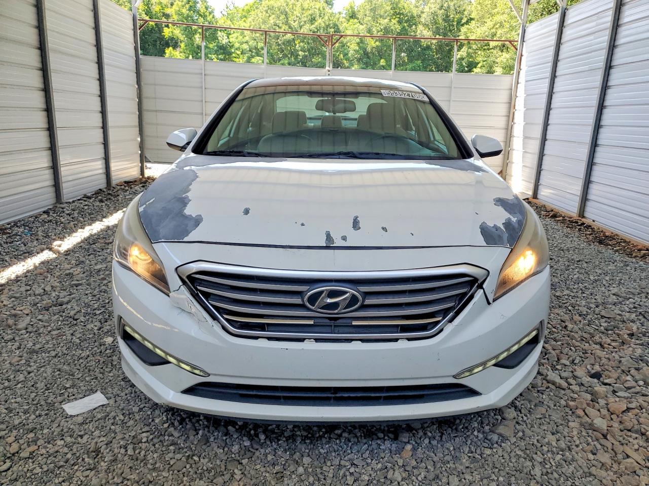 2015 Hyundai Sonata Se White vin: 5NPE24AF9FH222848