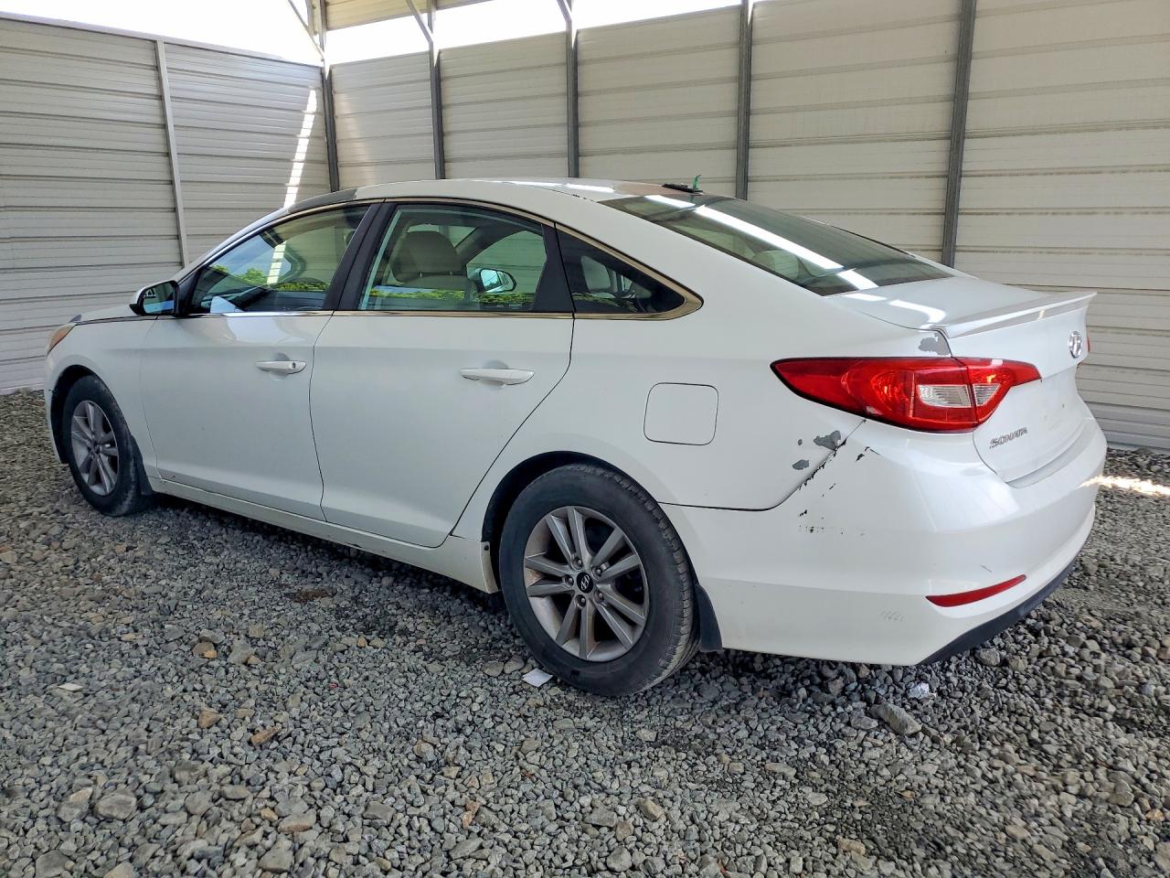 2015 Hyundai Sonata Se White vin: 5NPE24AF9FH222848
