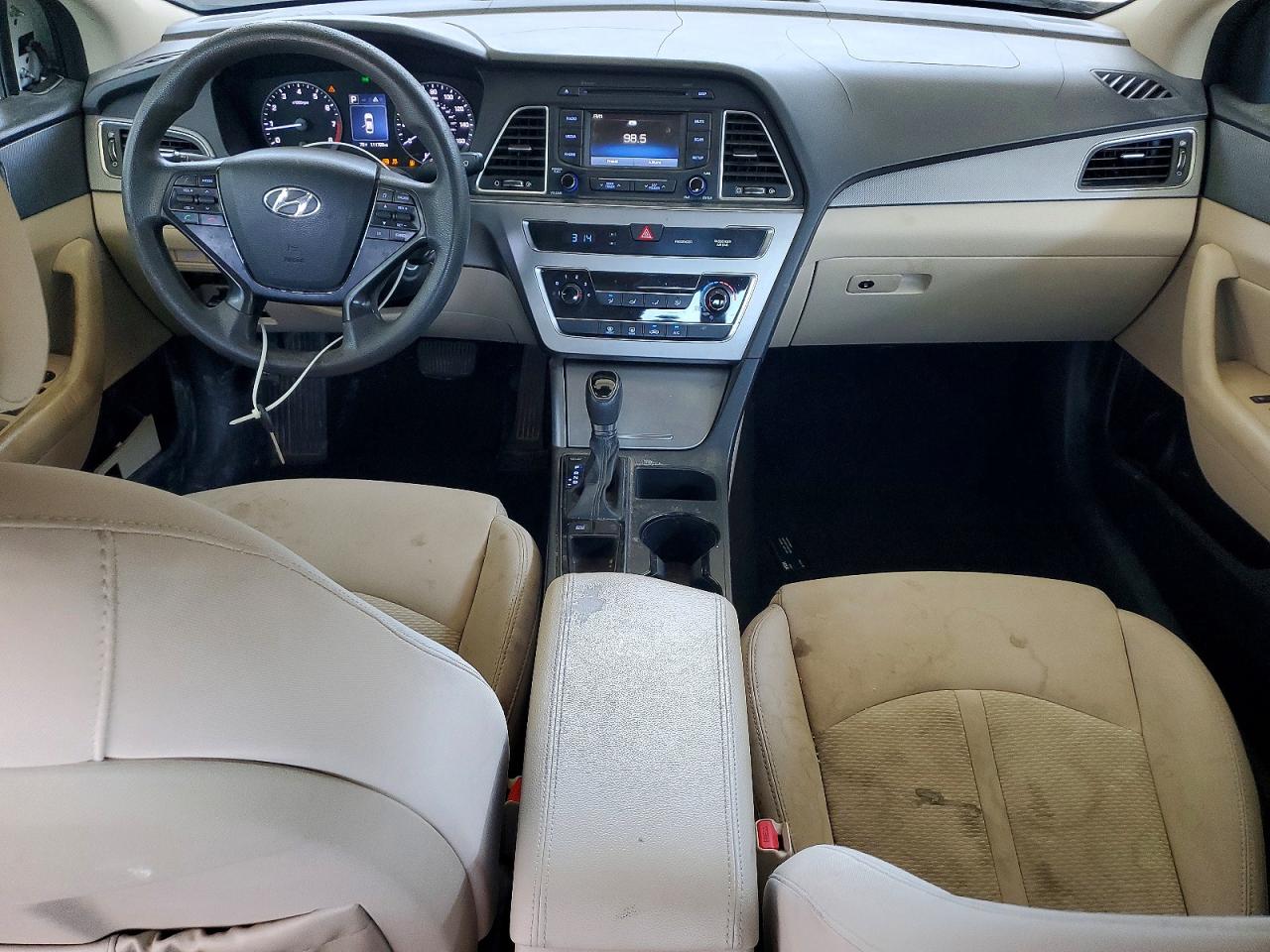 2015 Hyundai Sonata Se White vin: 5NPE24AF9FH222848