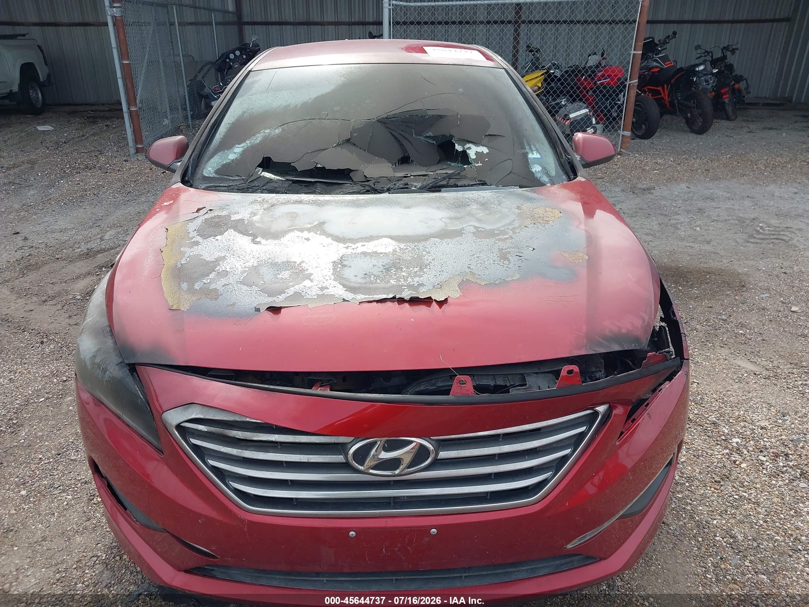 2015 Hyundai Sonata Se Red vin: 5NPE24AF9FH223918