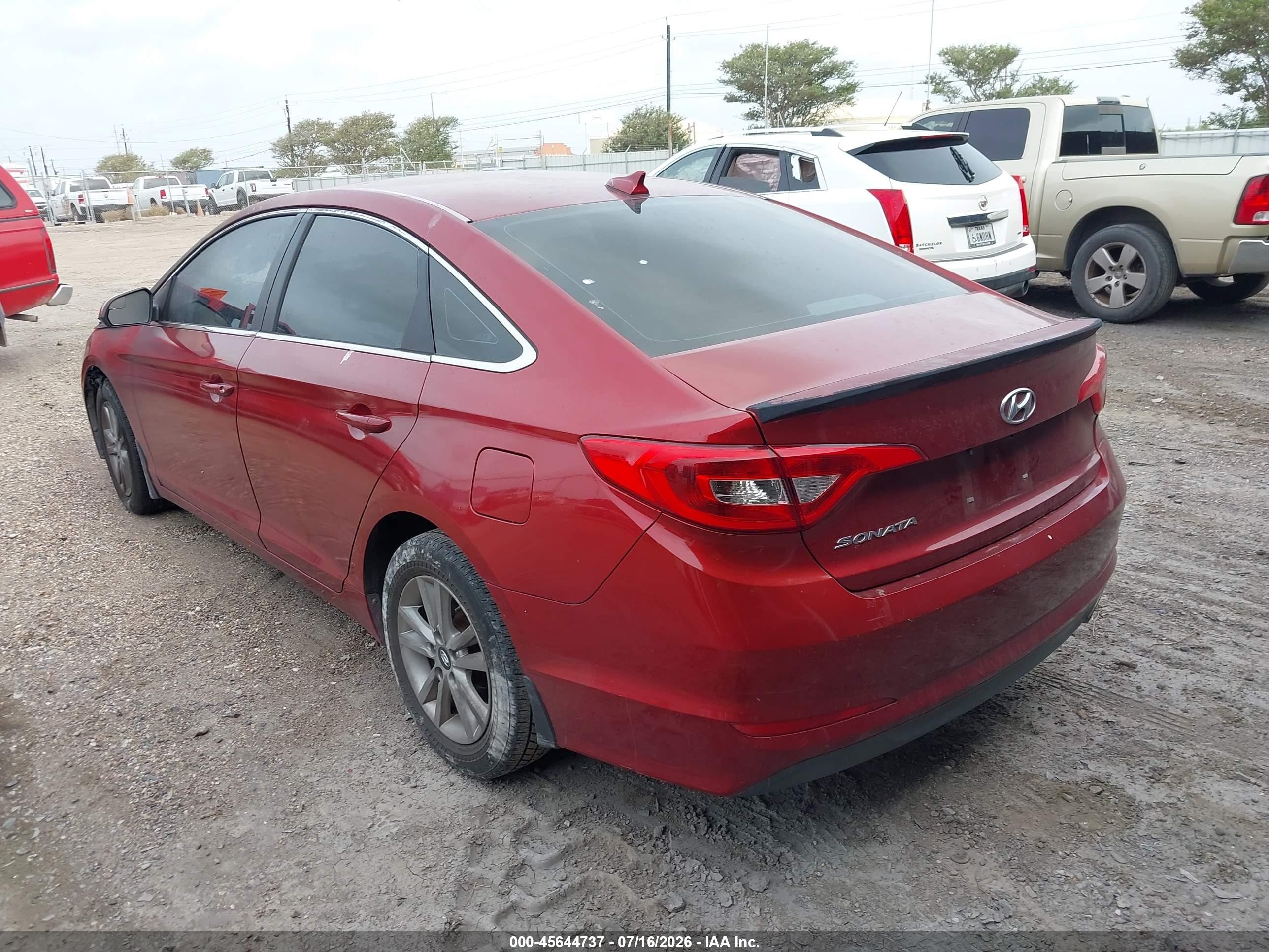 2015 Hyundai Sonata Se Red vin: 5NPE24AF9FH223918
