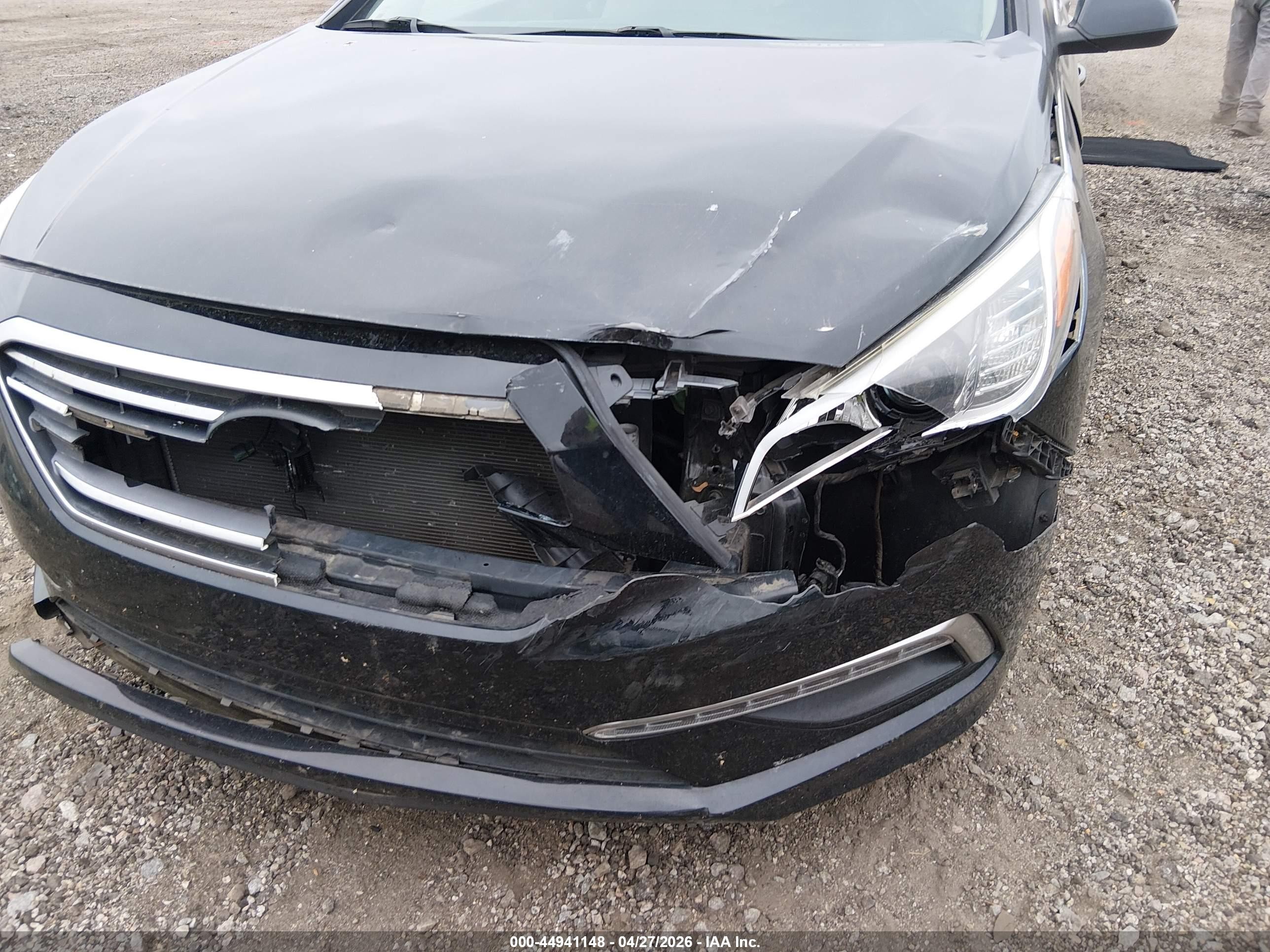 2015 Hyundai Sonata Se Black vin: 5NPE24AF9FH226785