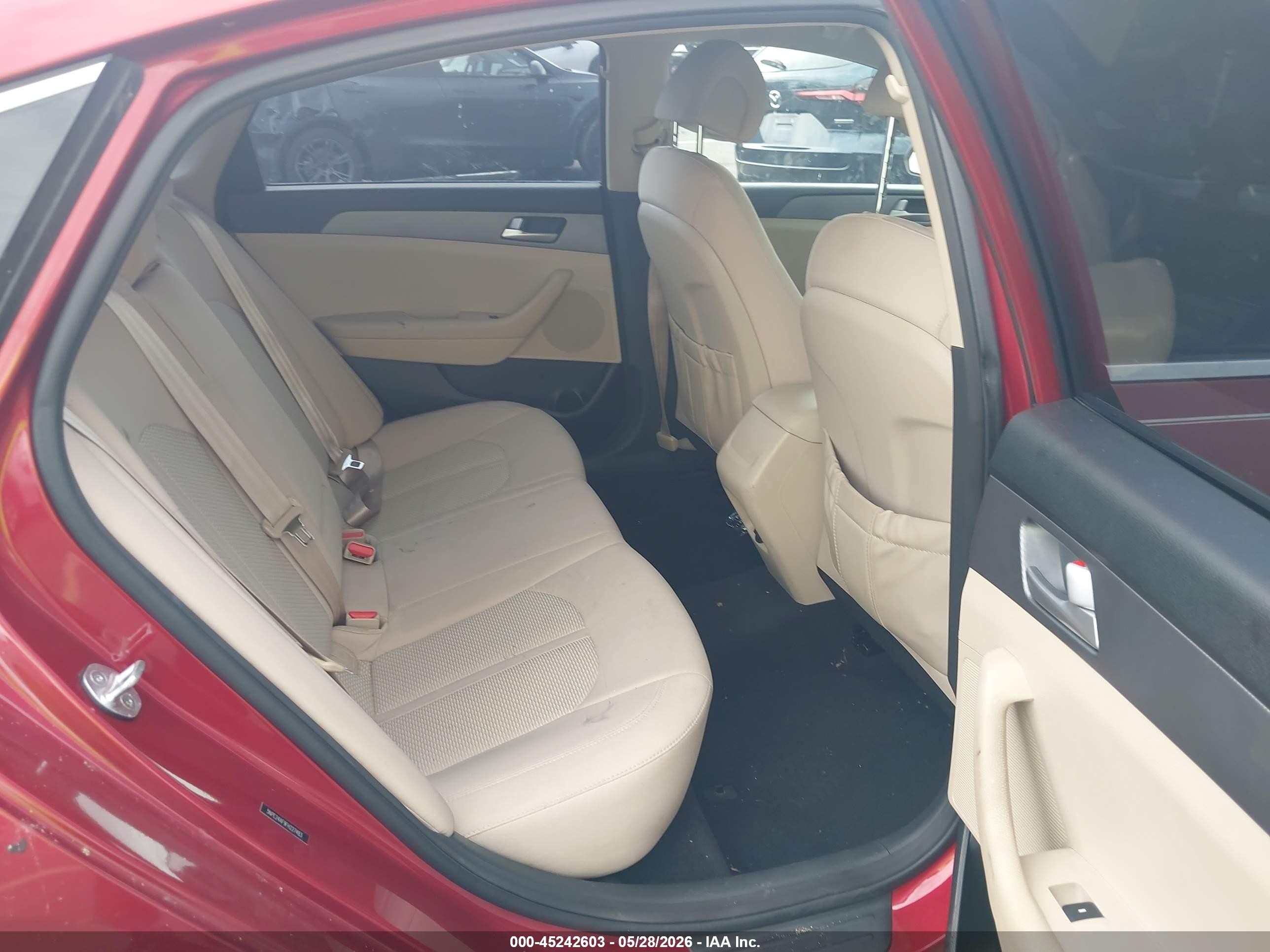 2015 Hyundai Sonata Se Red vin: 5NPE24AF9FH227483