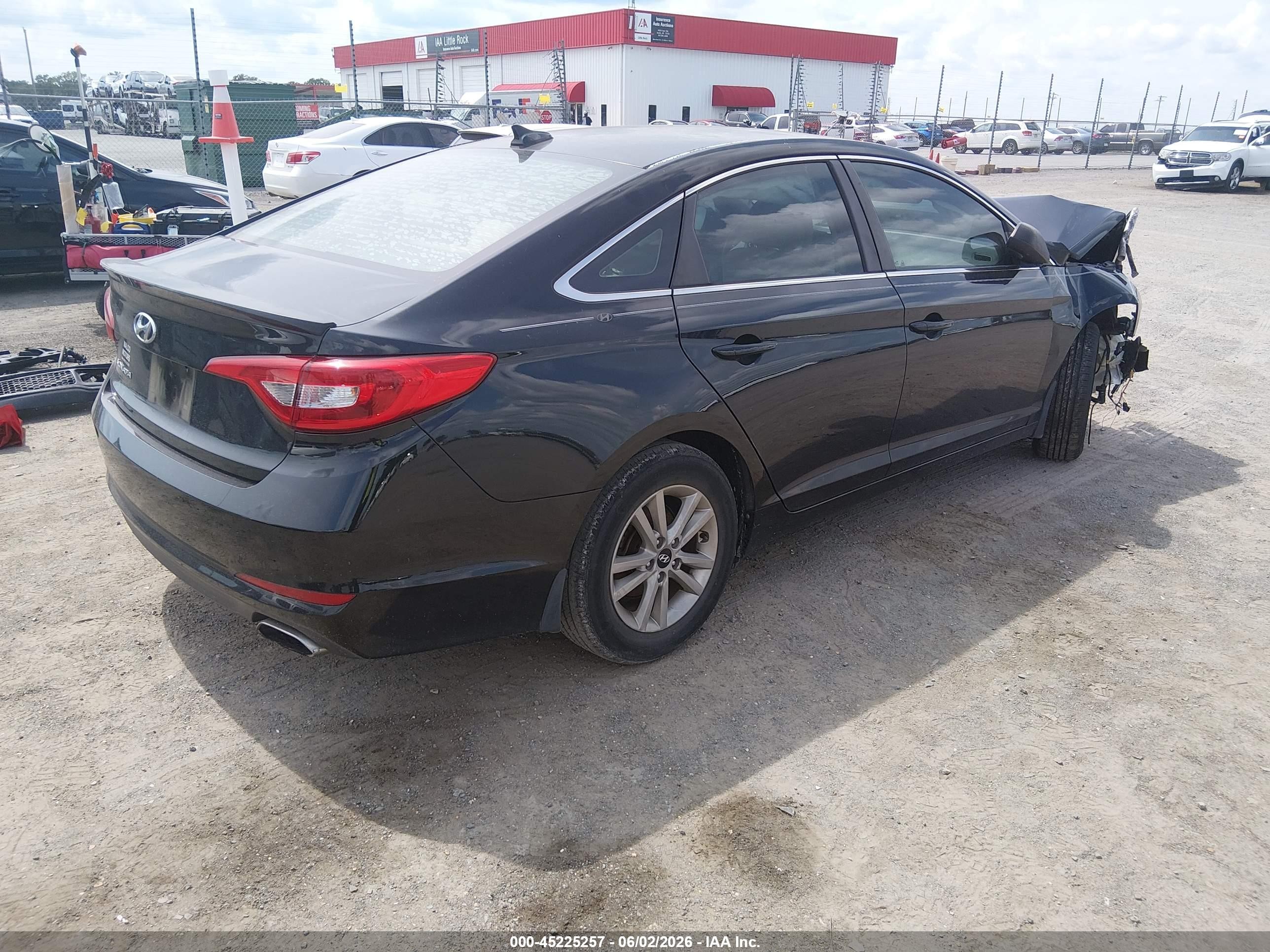 2015 Hyundai Sonata Se Black vin: 5NPE24AF9FH234871