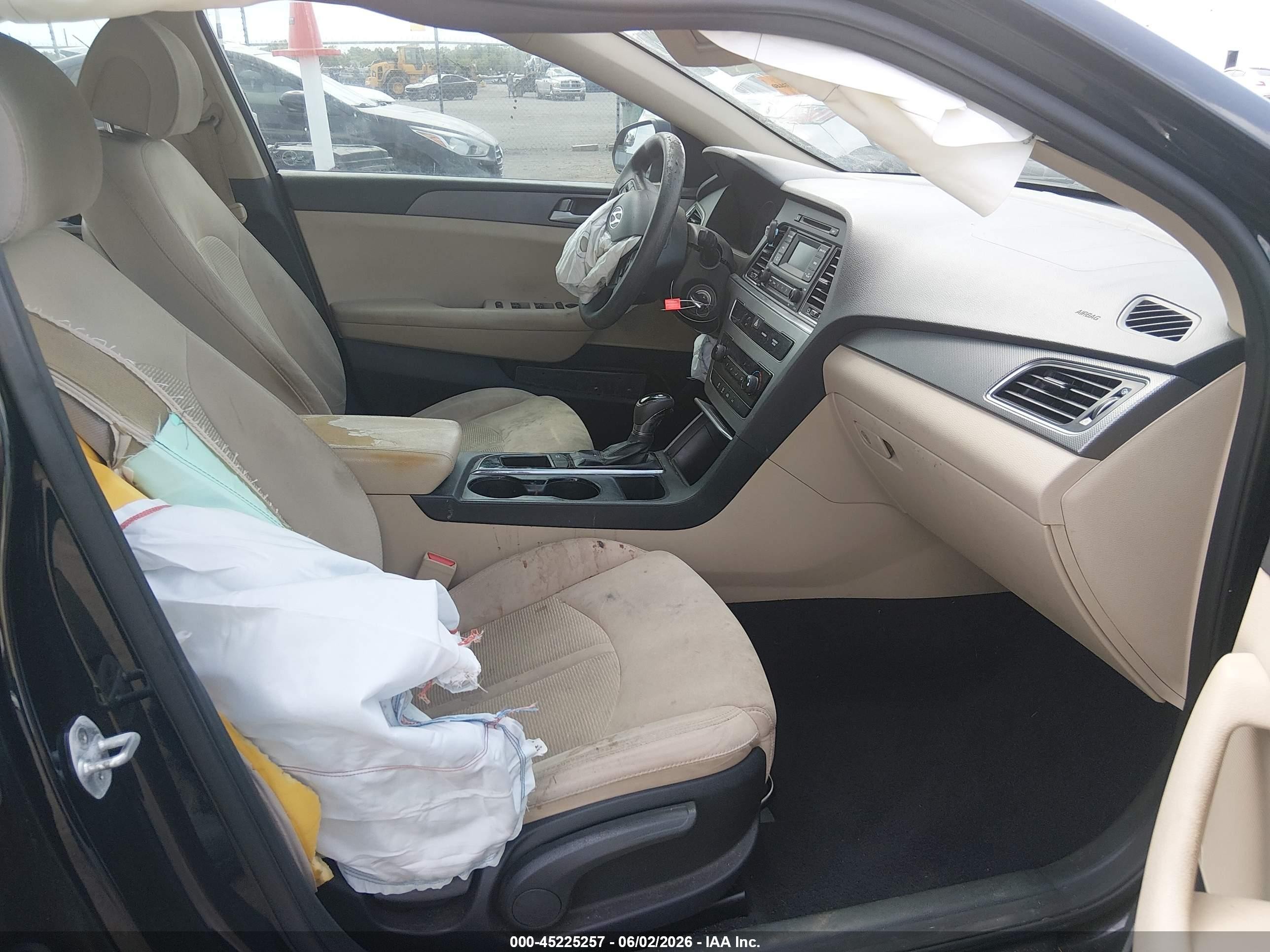 2015 Hyundai Sonata Se Black vin: 5NPE24AF9FH234871