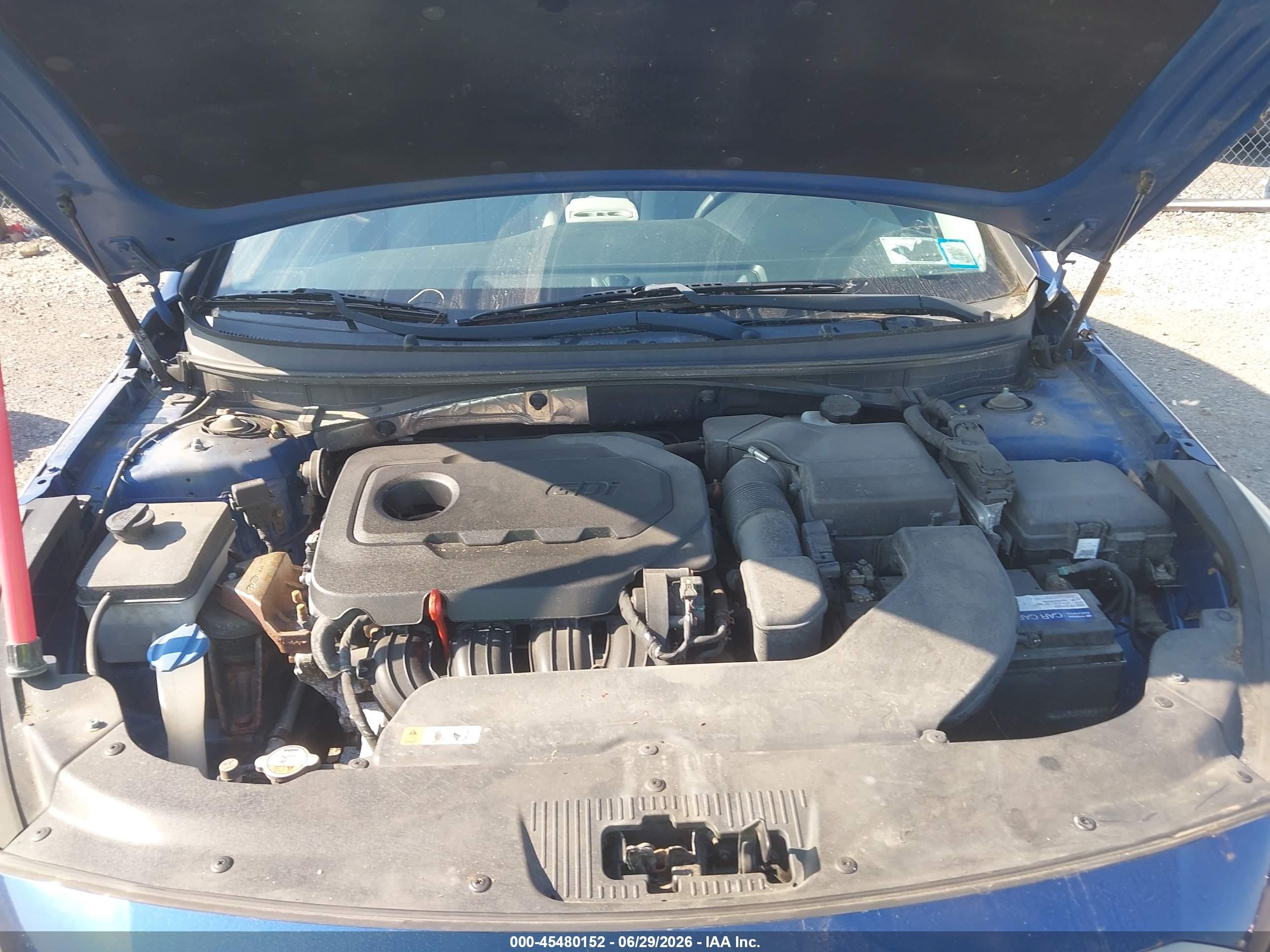 2015 Hyundai Sonata Se Blue vin: 5NPE24AF9FH235731
