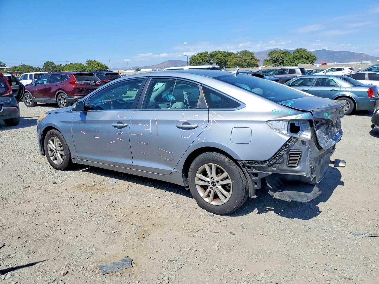 2015 Hyundai Sonata Se Silver vin: 5NPE24AF9FH236152