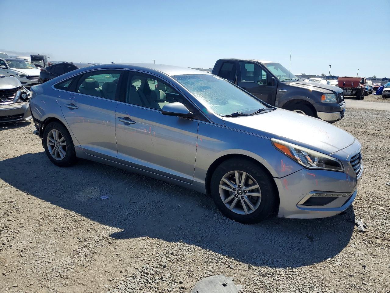 2015 Hyundai Sonata Se Silver vin: 5NPE24AF9FH236152
