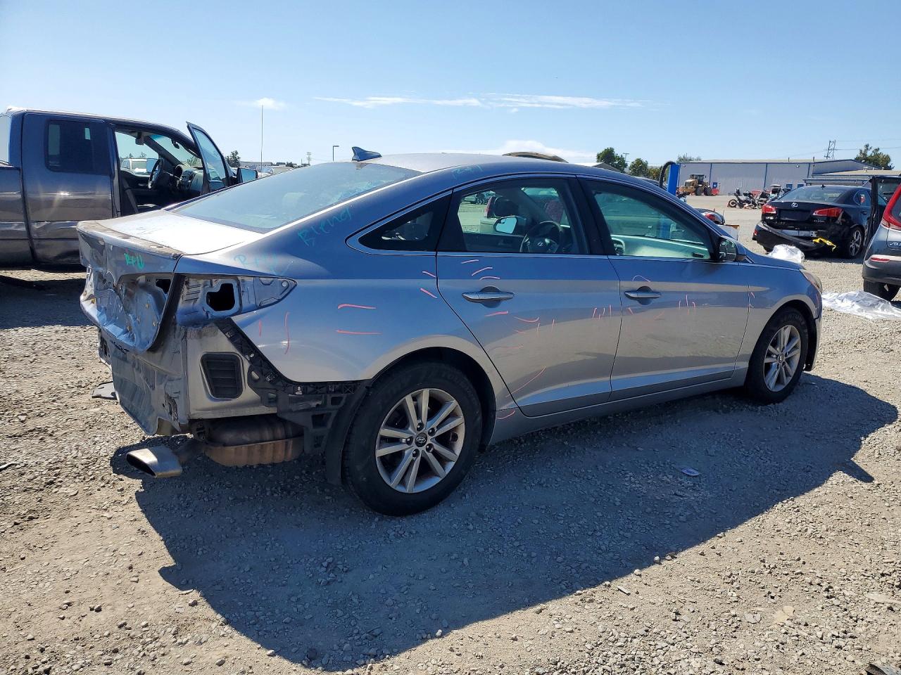 2015 Hyundai Sonata Se Silver vin: 5NPE24AF9FH236152