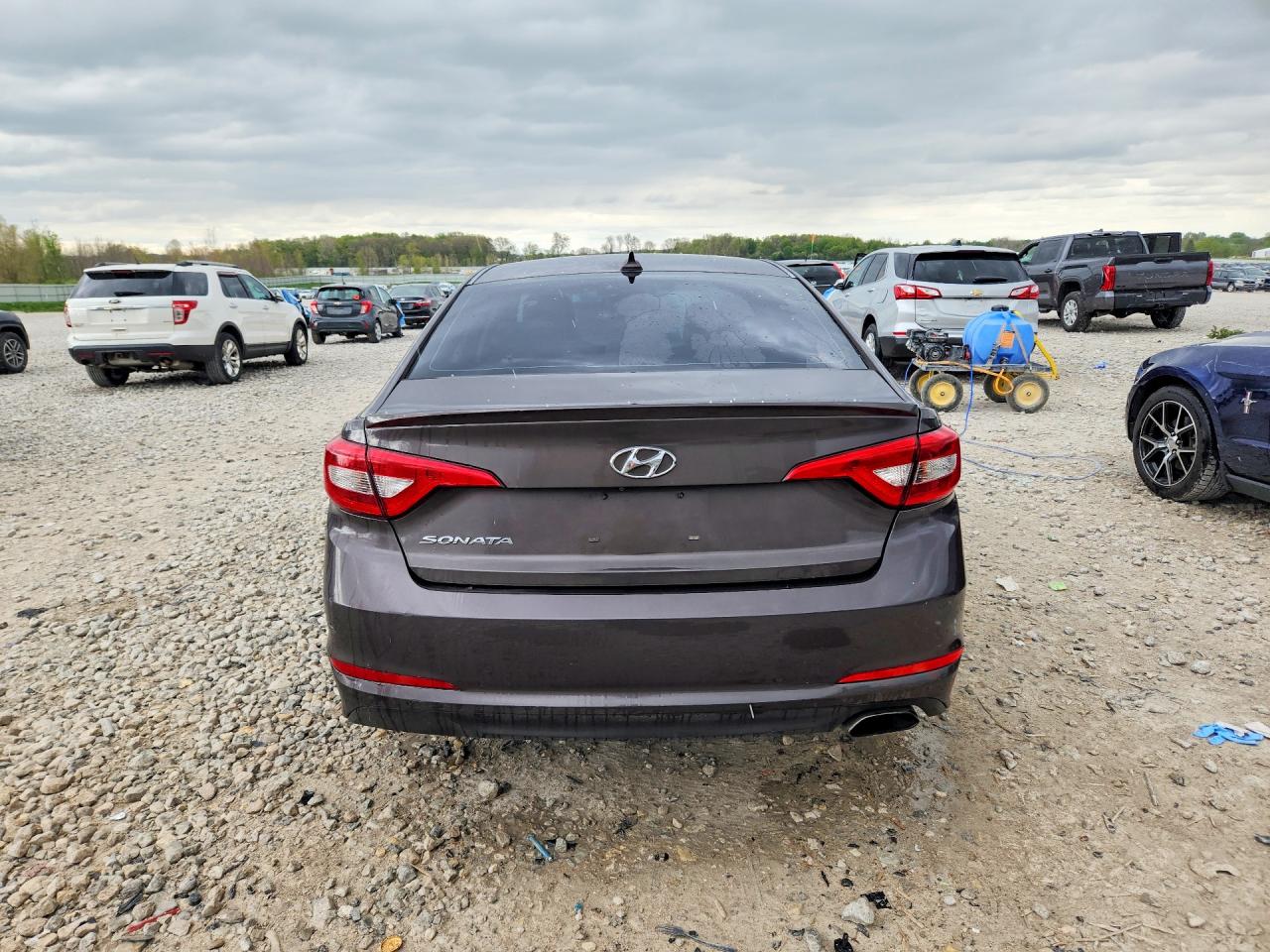 2015 Hyundai Sonata Se Gray vin: 5NPE24AF9FH236992