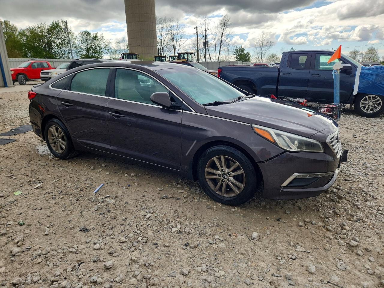 2015 Hyundai Sonata Se Gray vin: 5NPE24AF9FH236992