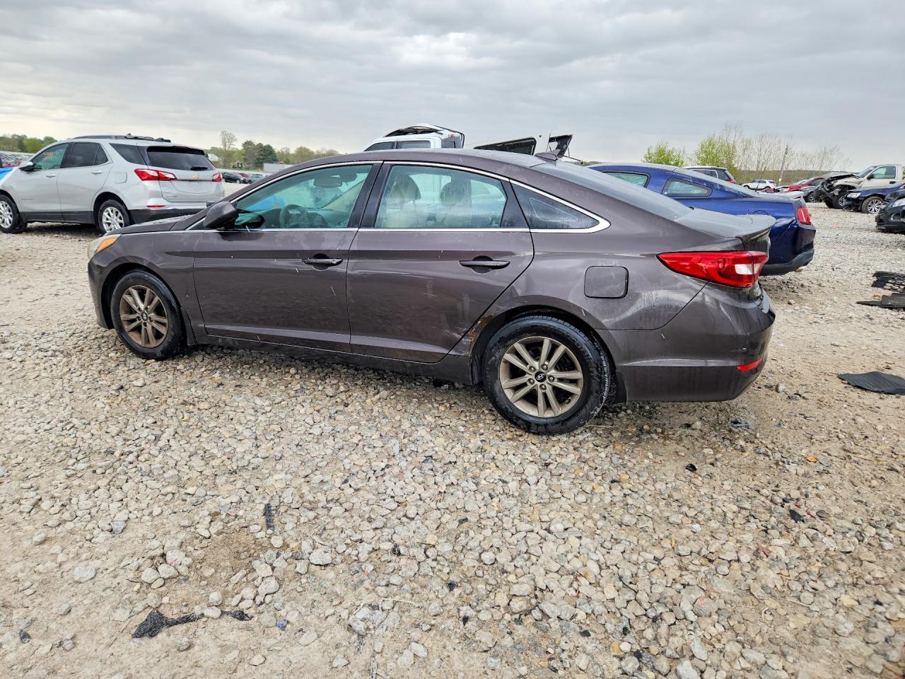 2015 Hyundai Sonata Se Gray vin: 5NPE24AF9FH236992