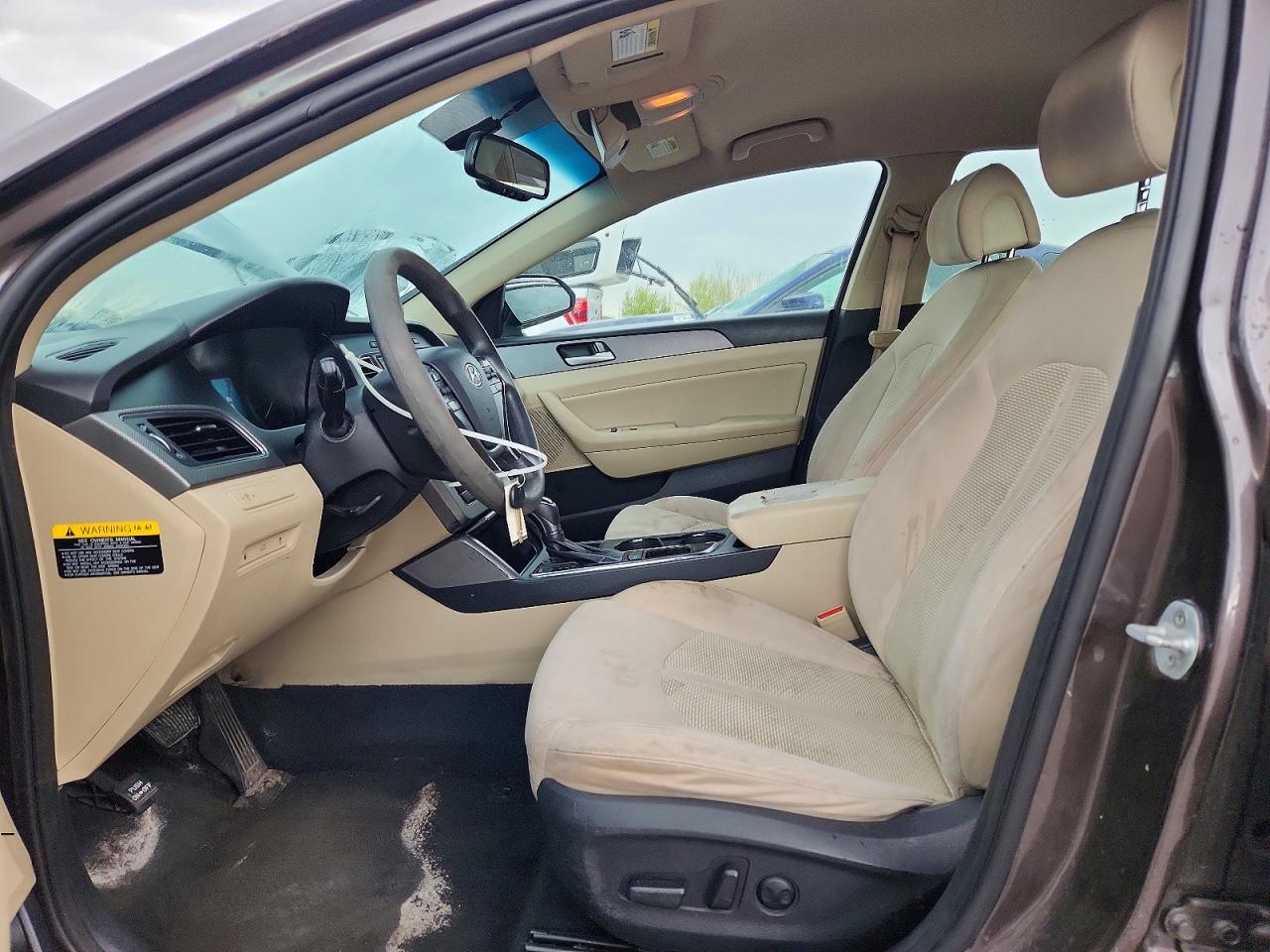 2015 Hyundai Sonata Se Gray vin: 5NPE24AF9FH236992