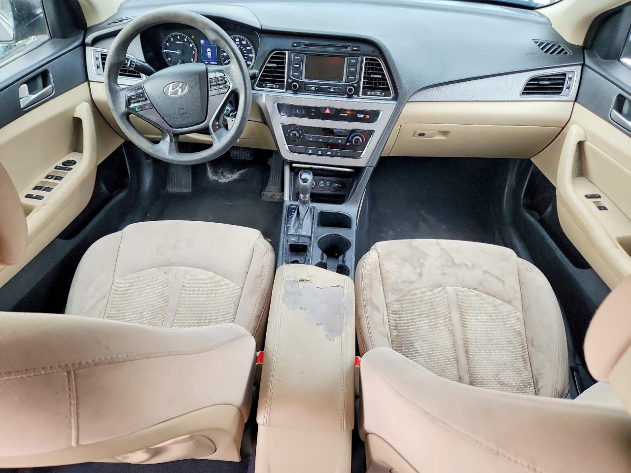 2015 Hyundai Sonata Se Gray vin: 5NPE24AF9FH236992