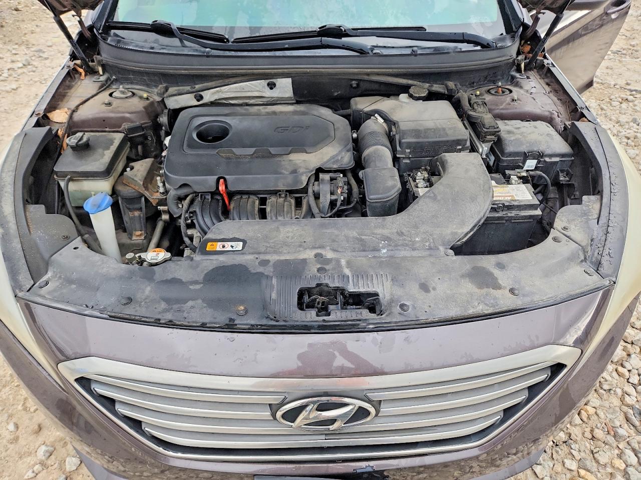2015 Hyundai Sonata Se Gray vin: 5NPE24AF9FH236992