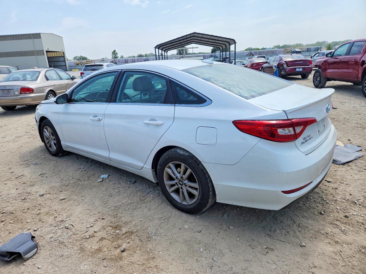 2015 Hyundai Sonata Se Белый vin: 5NPE24AF9FH237656
