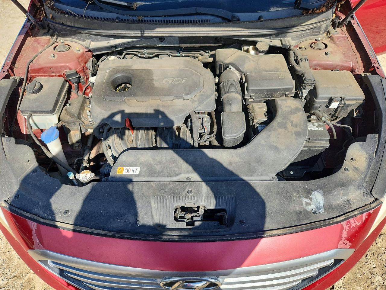 2015 Hyundai Sonata Red vin: 5NPE24AF9FH239326
