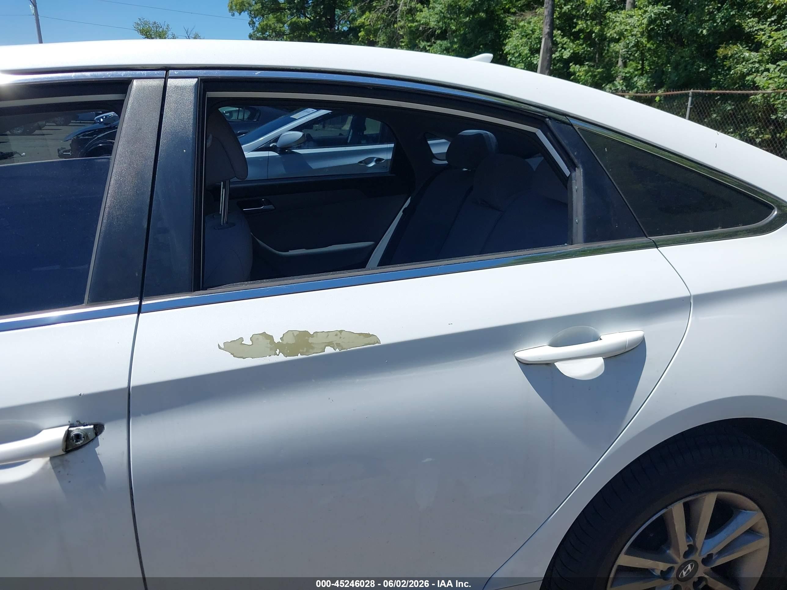 2015 Hyundai Sonata Se White vin: 5NPE24AF9FH259950