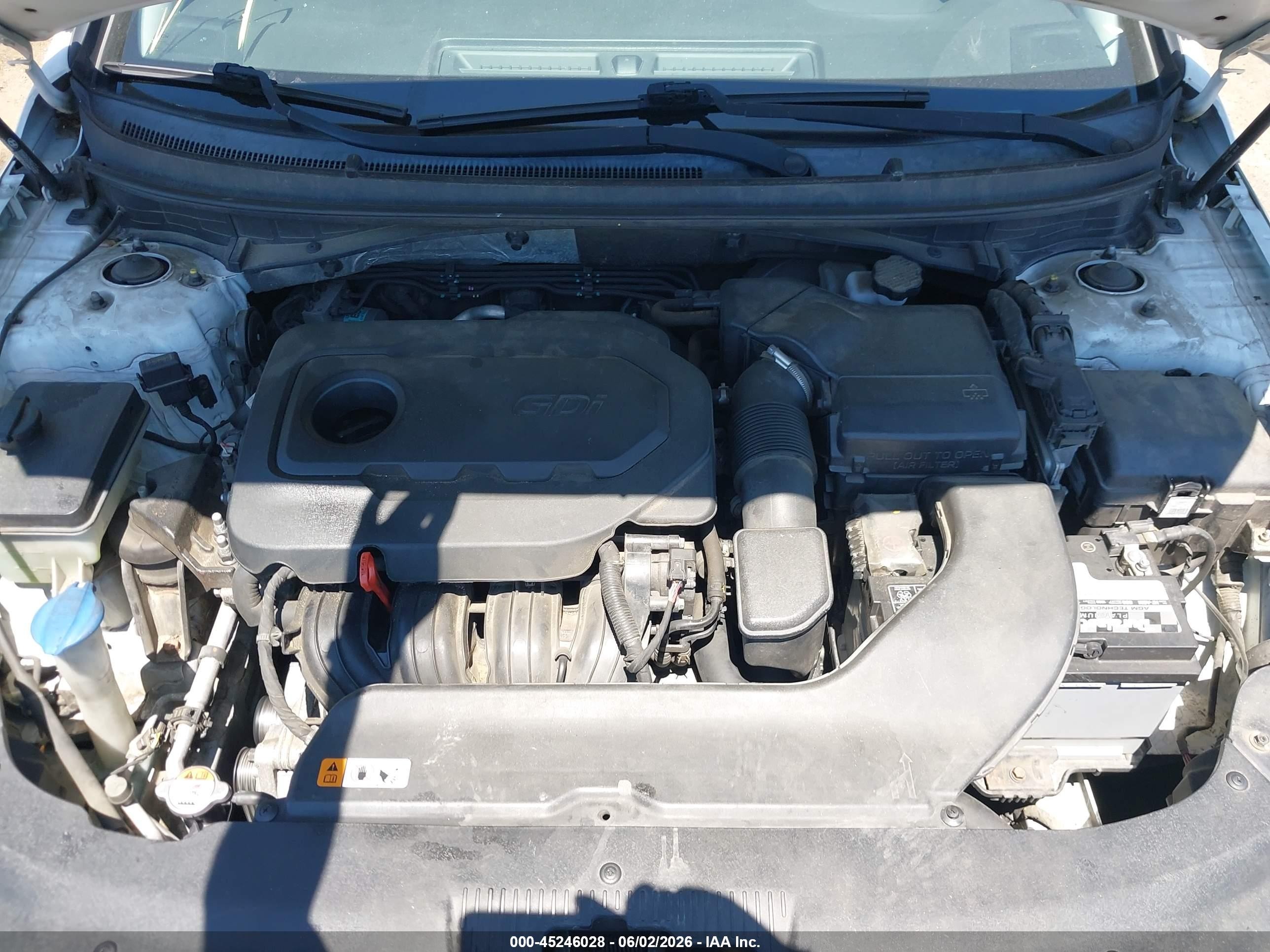 2015 Hyundai Sonata Se White vin: 5NPE24AF9FH259950