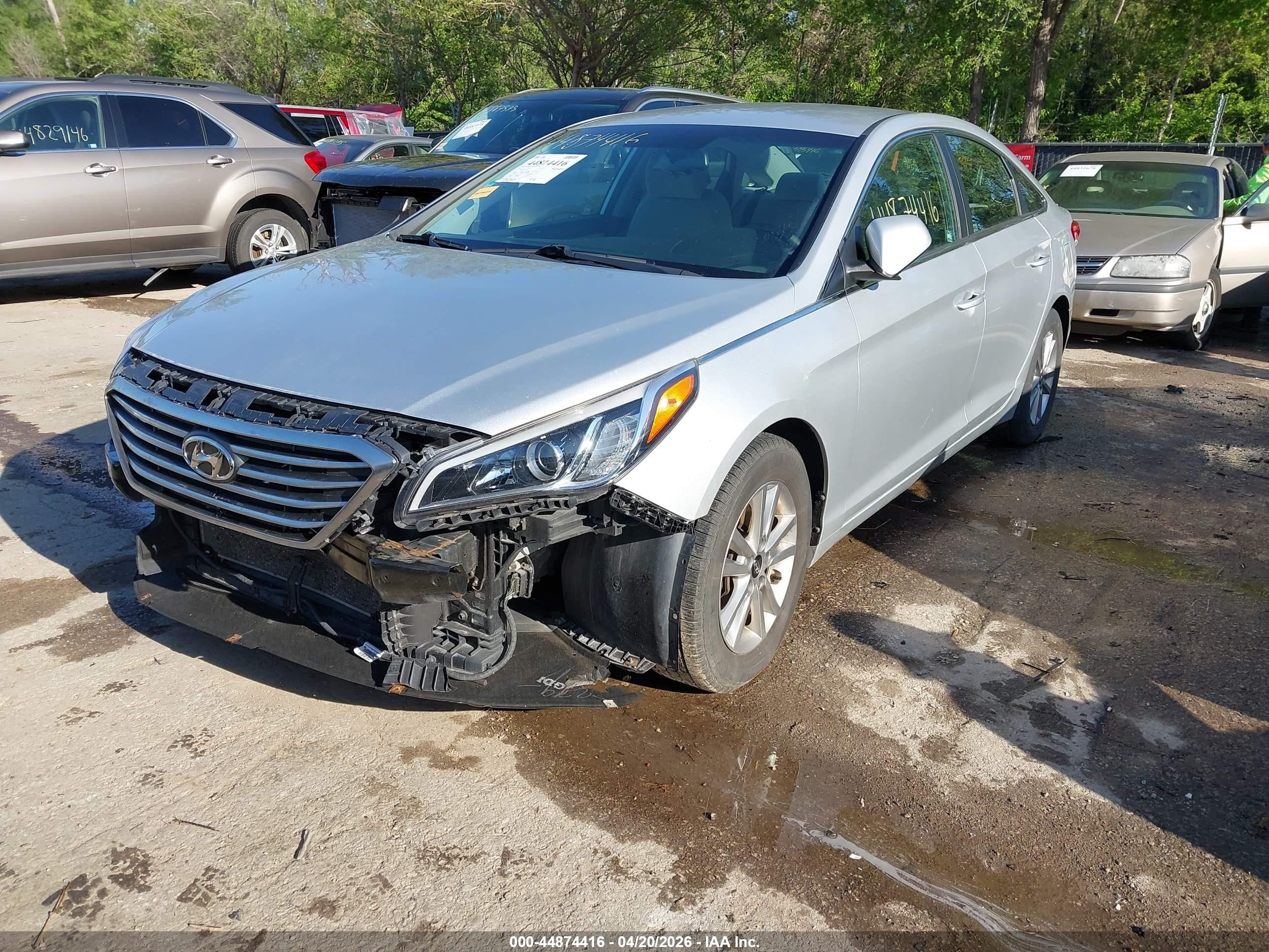 2016 Hyundai Sonata Se Silver vin: 5NPE24AF9GH405765