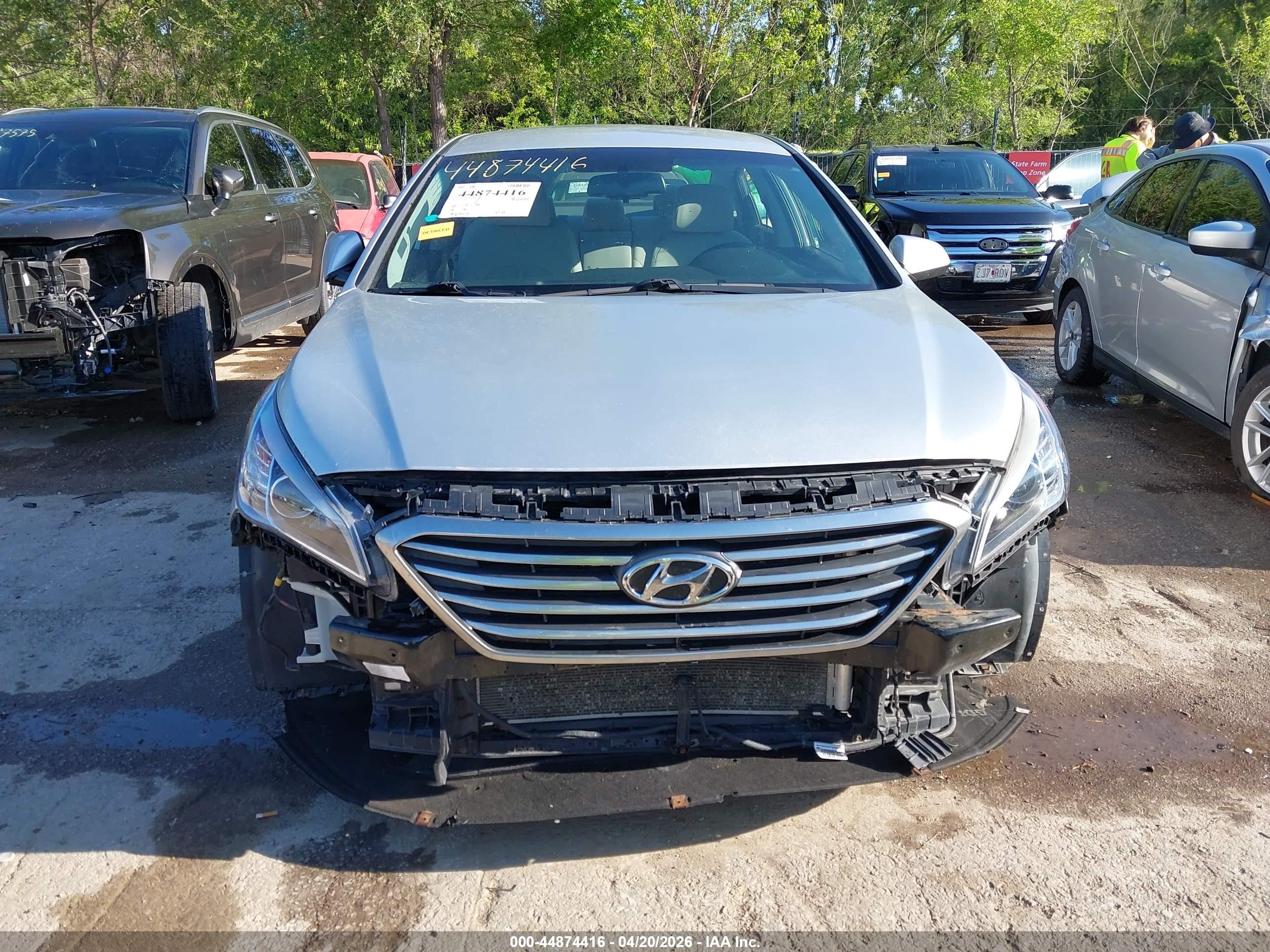 2016 Hyundai Sonata Se Silver vin: 5NPE24AF9GH405765