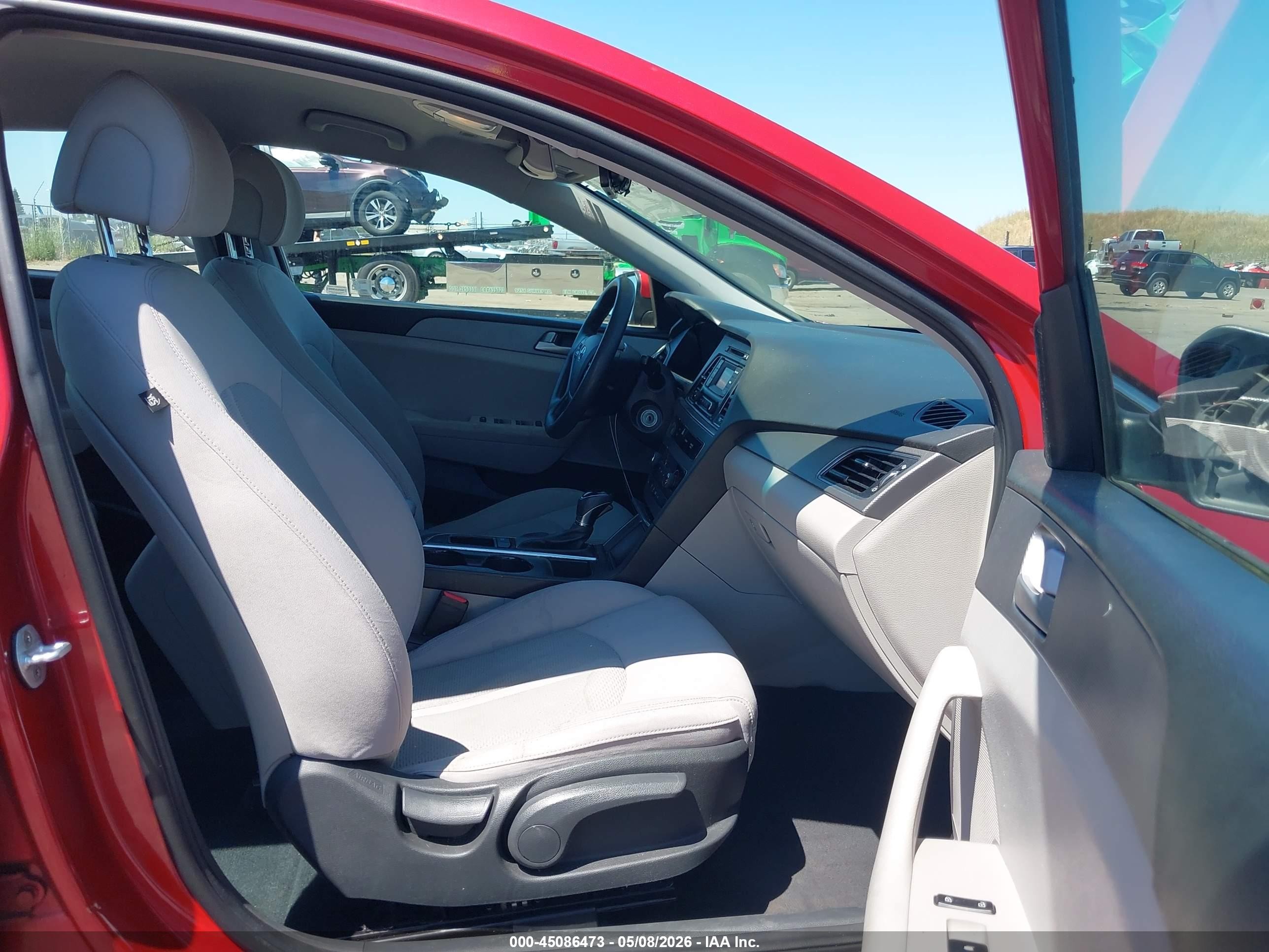 2017 Hyundai Sonata Красный vin: 5NPE24AF9HH519105