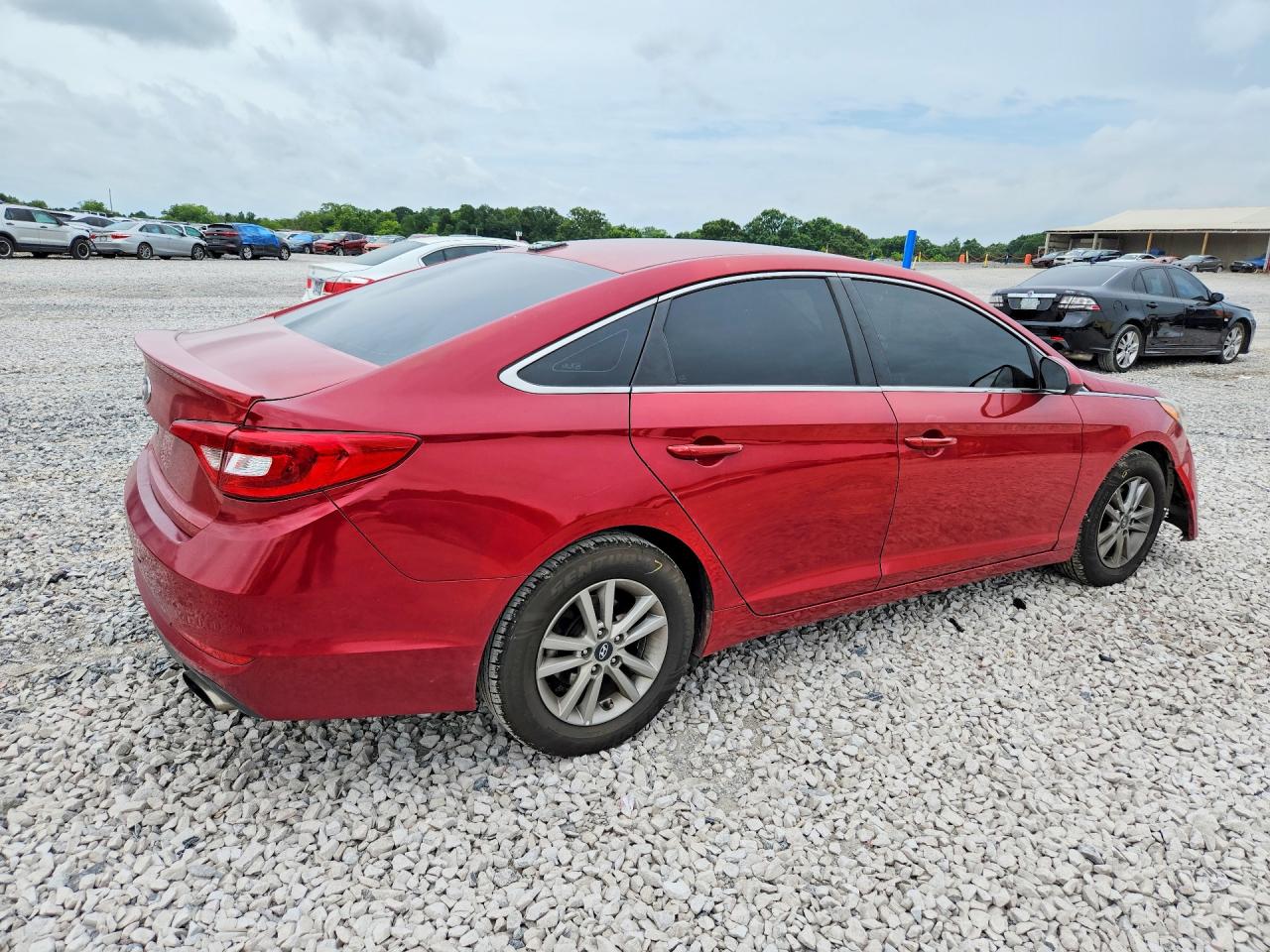 2017 Hyundai Sonata Se Red vin: 5NPE24AF9HH559507