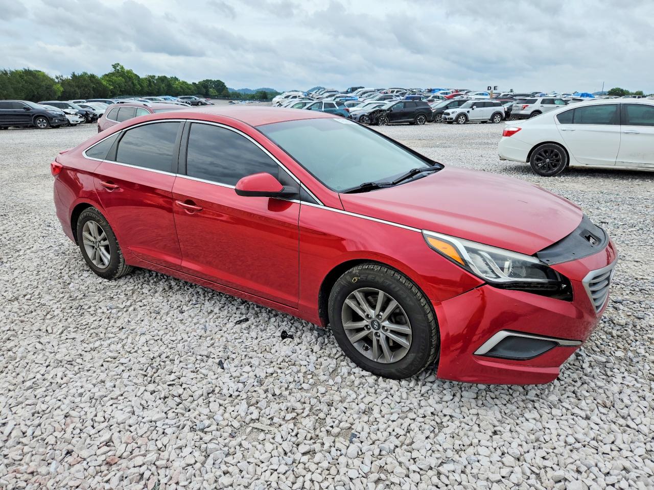 2017 Hyundai Sonata Se Red vin: 5NPE24AF9HH559507