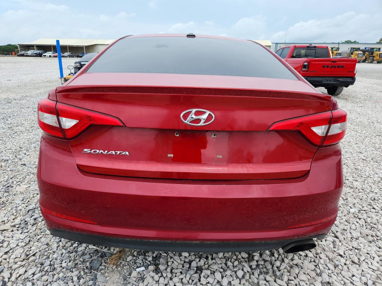 2017 Hyundai Sonata Se Red vin: 5NPE24AF9HH559507