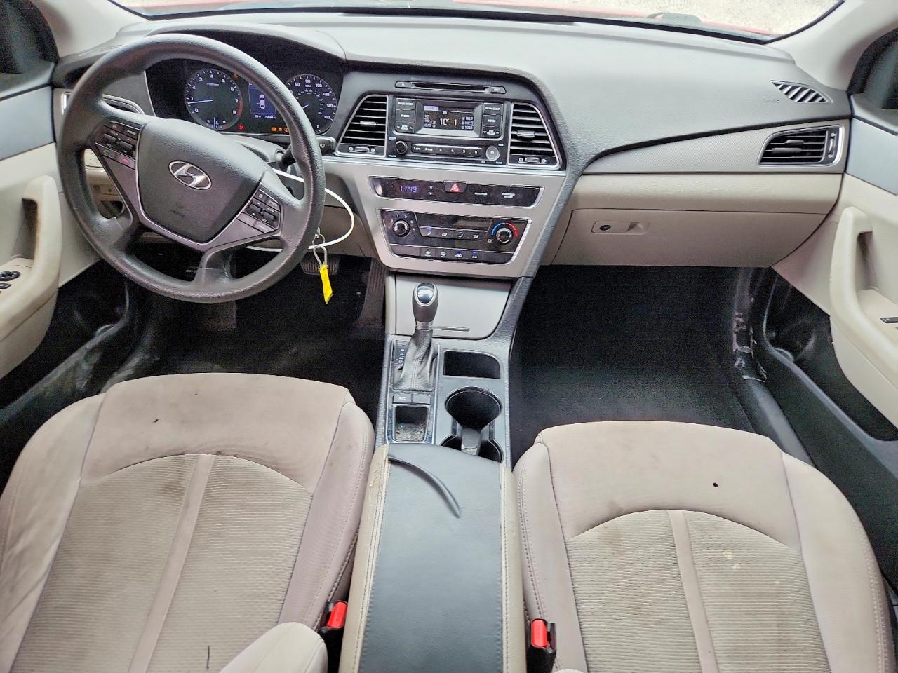2017 Hyundai Sonata Se Red vin: 5NPE24AF9HH559507